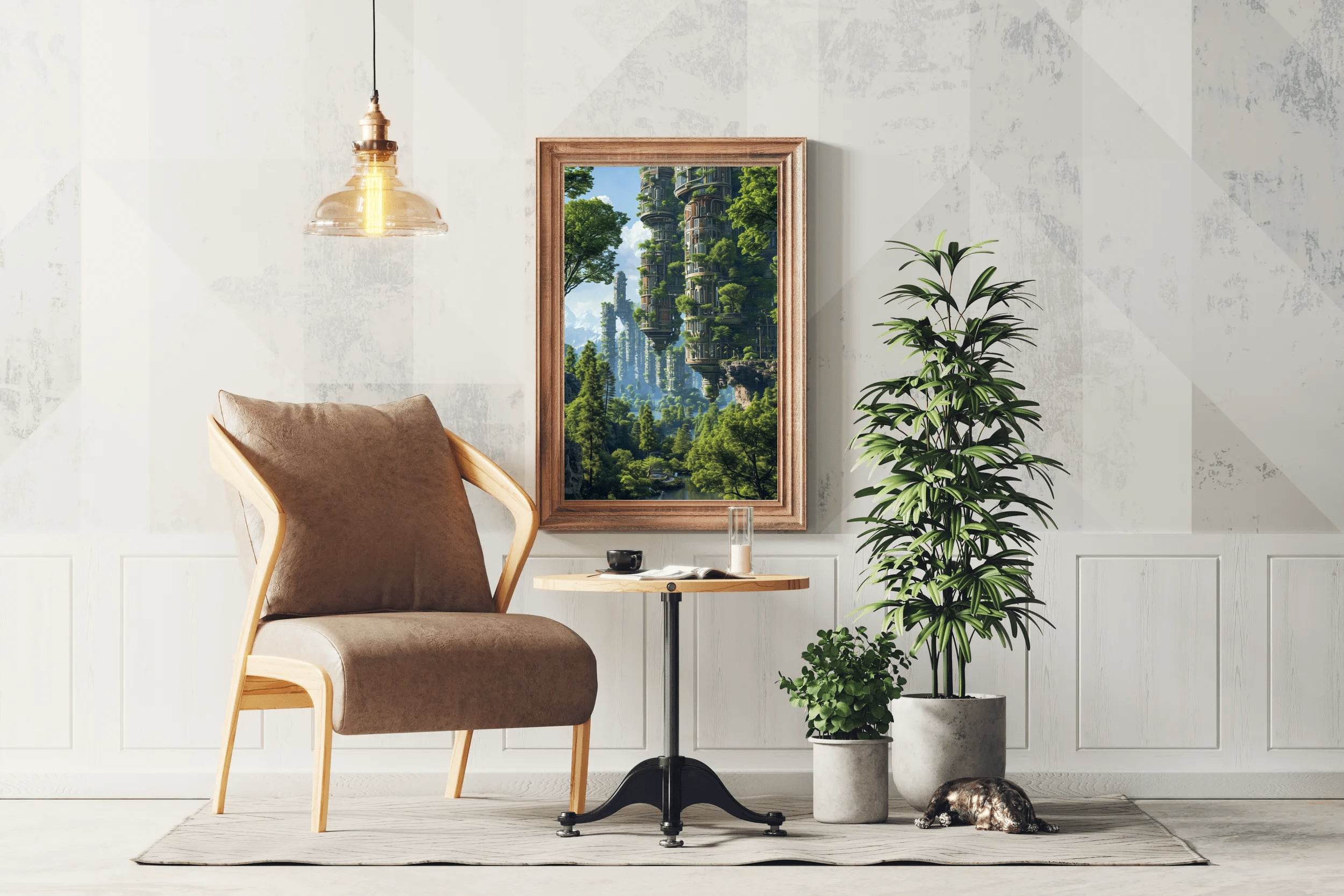 Lush Hanging Forest Wall Art - beink online art store