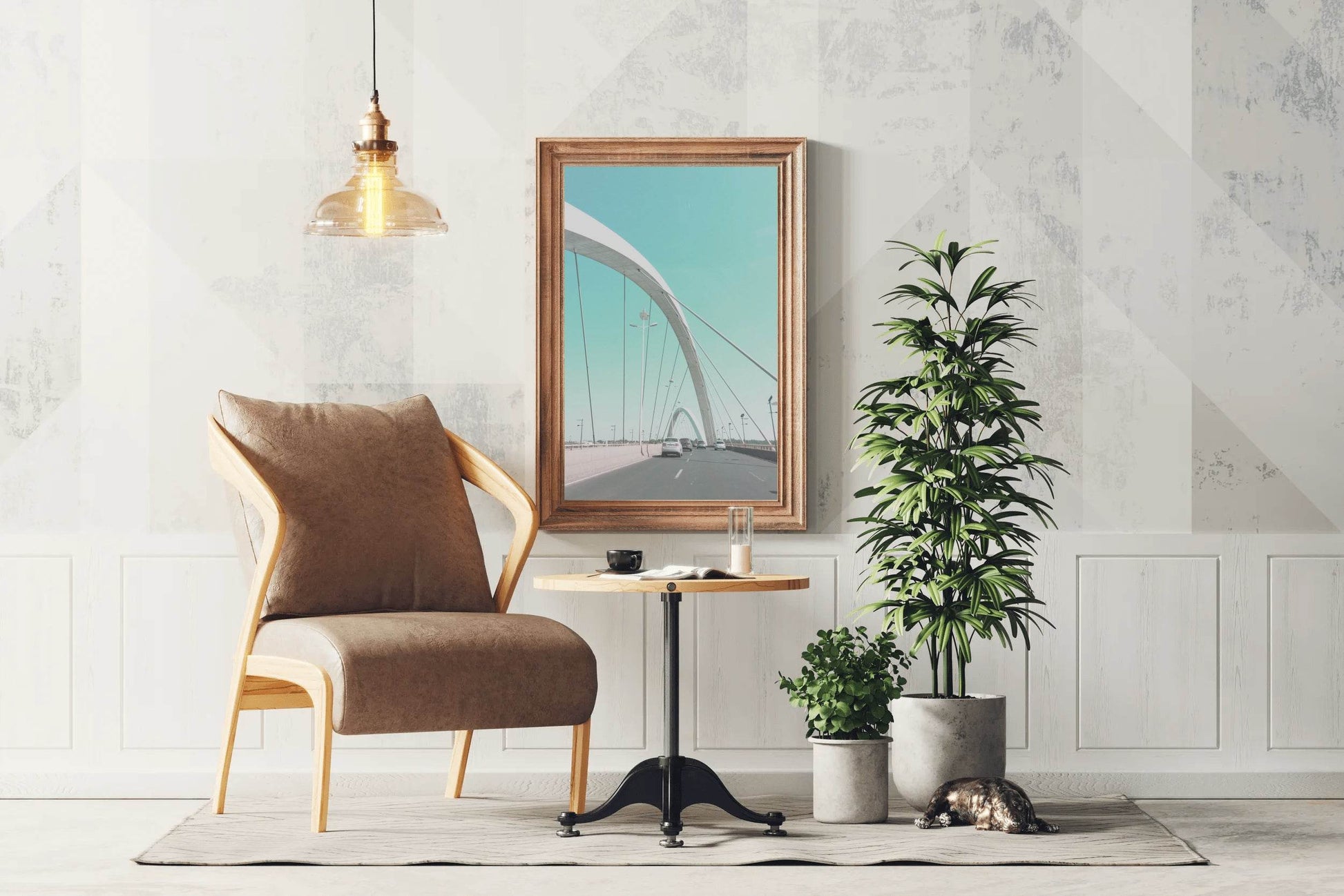Pastel Arched Bridge Wall Art - beink online art store