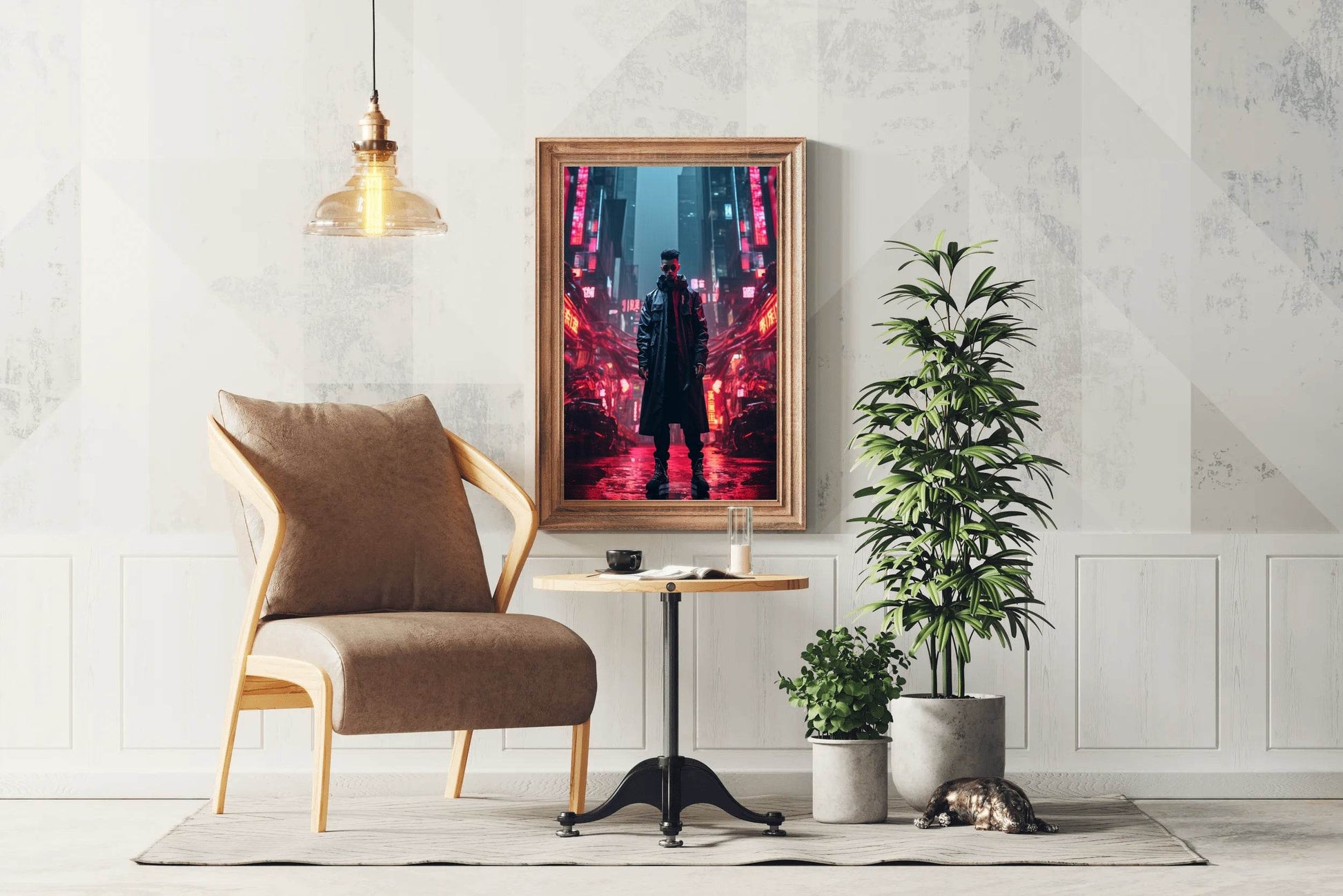 Cyberpunk Boy Wall Art - beink online art store