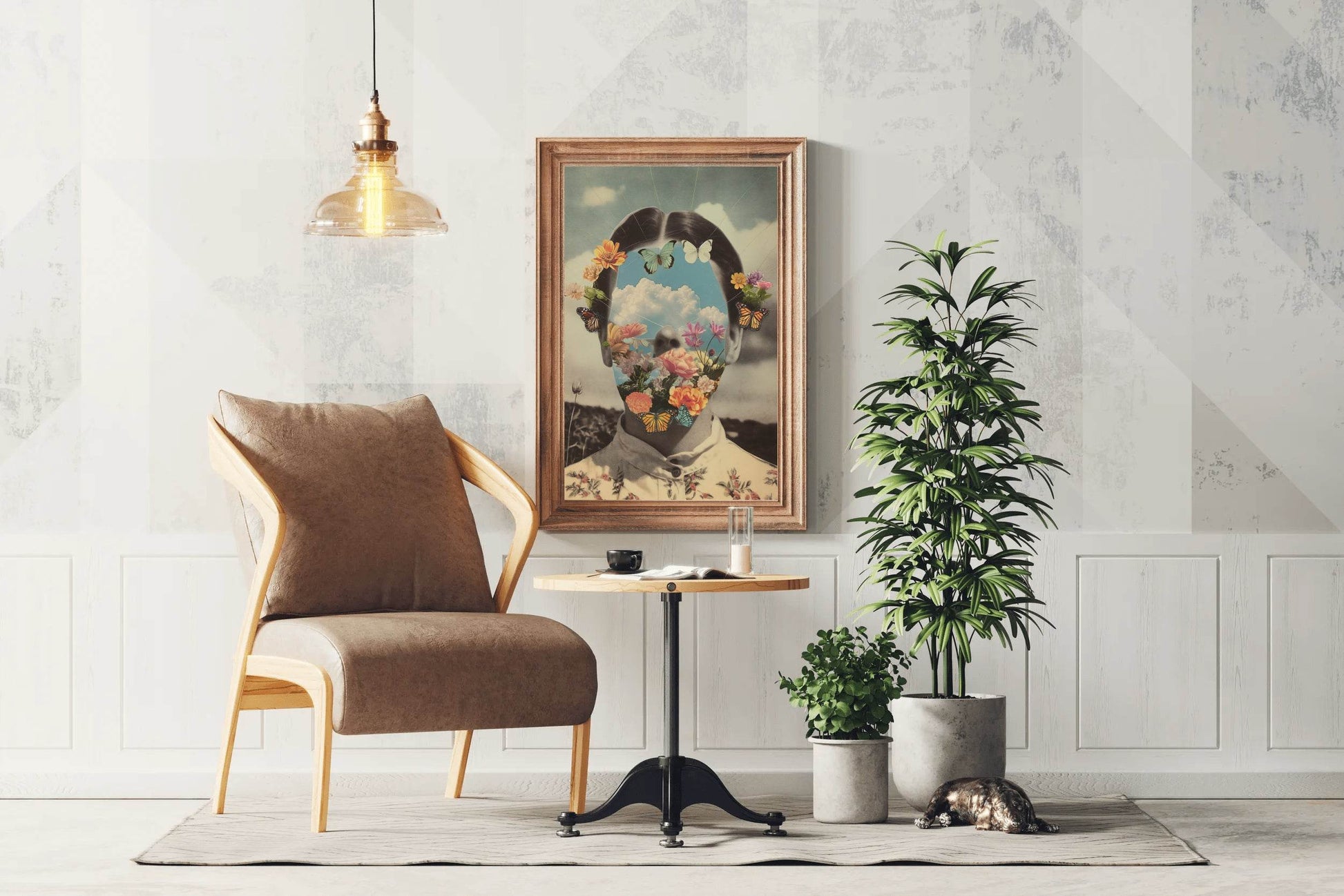 The Face Of A Girl Without A Face Wall Art - beink online art store