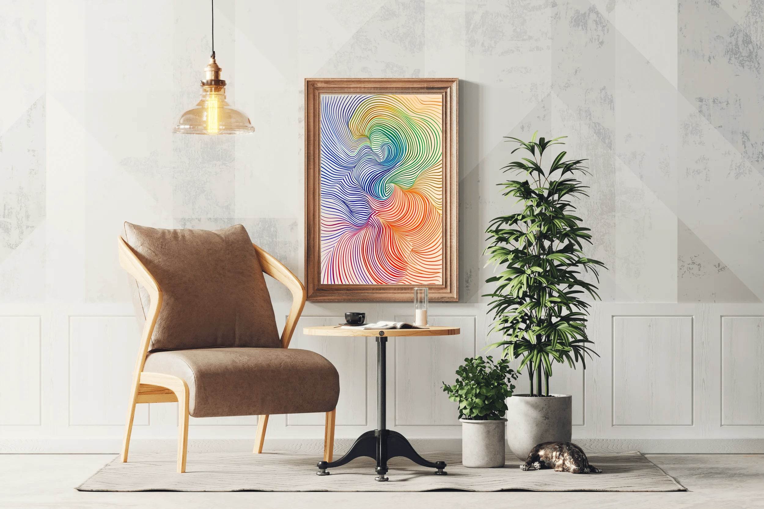 Multicolor Generated Patterns Digital Art - beink online art store