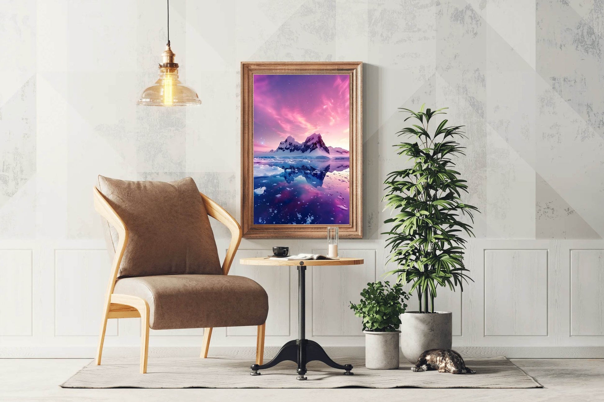 Polar Twilight Reflection Wall Art - beink online art store