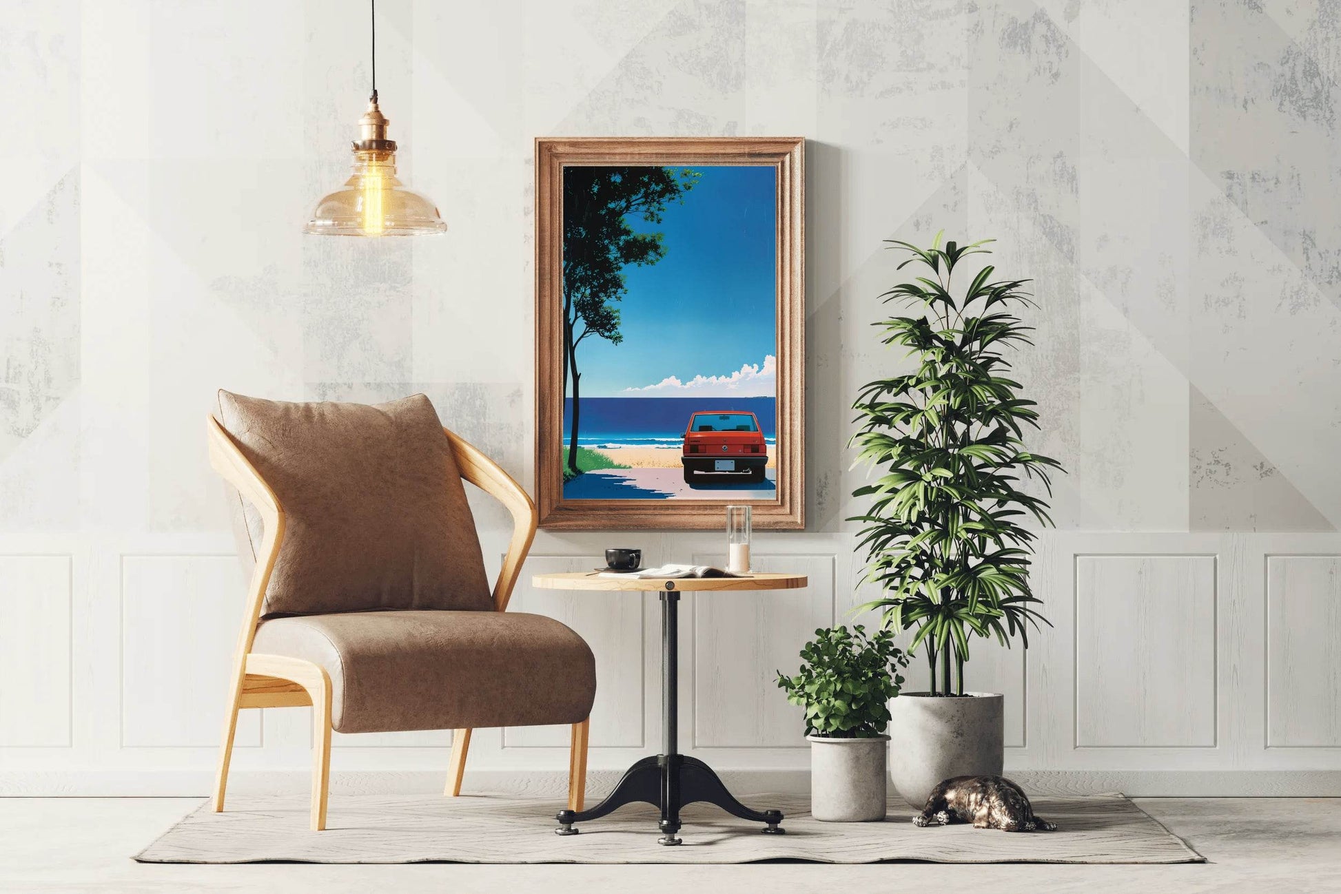 Old Car Wall Art - beink online art store