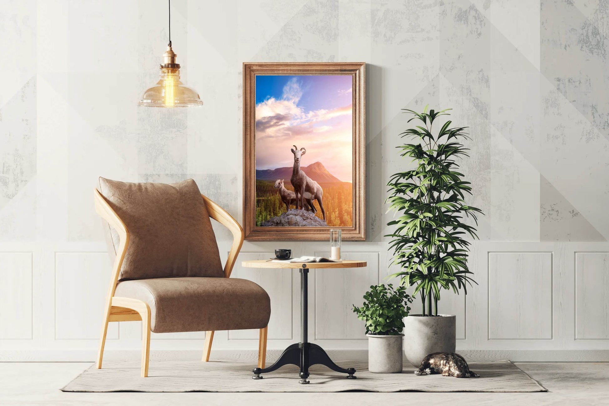 Desert Bighorn Sheep Wall Art - beink online art store