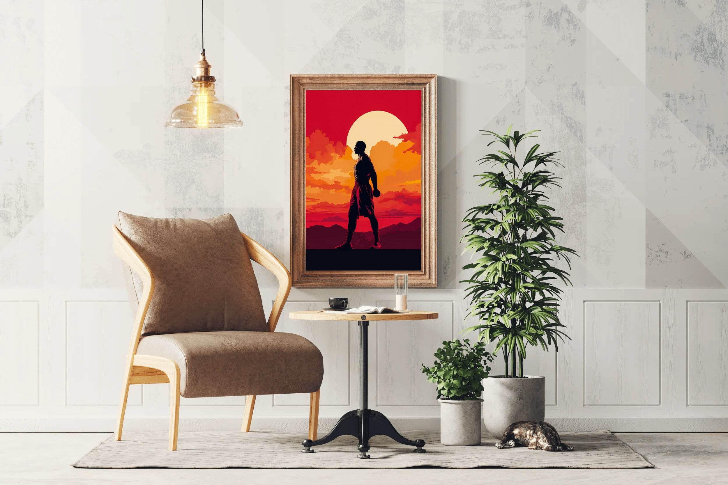 Anime Style Boxing Day Wall Art - beink online art store