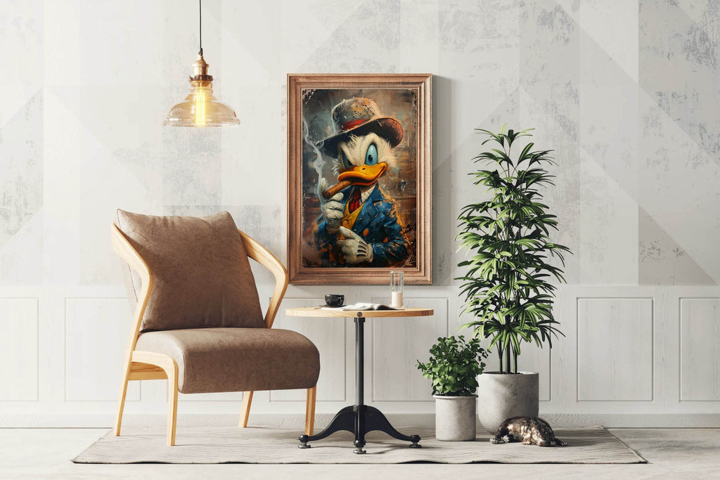 Scroodge McDuck, Dark Edition Wall Art - beink online art store