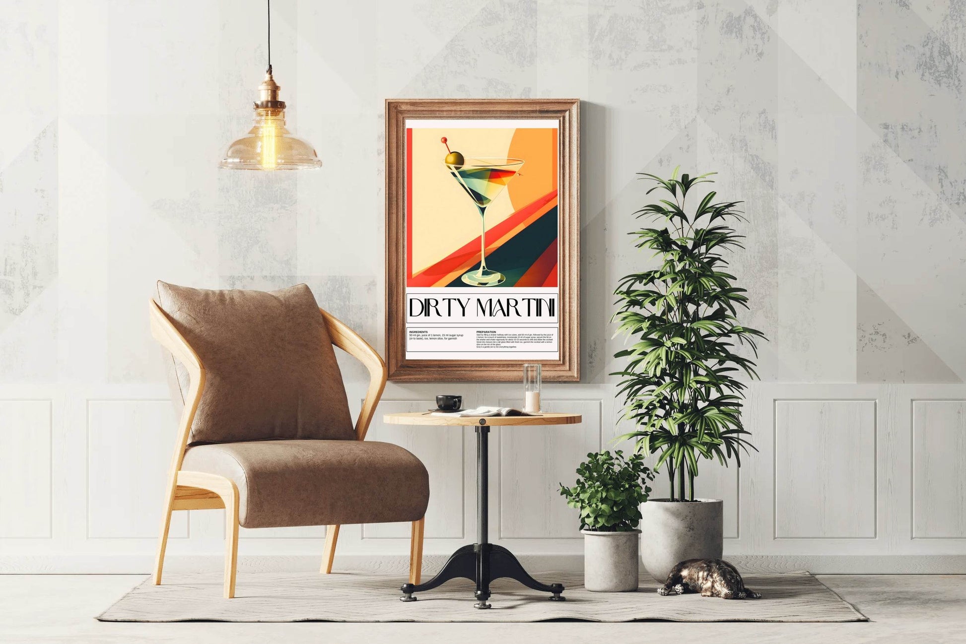 Dirty Martini Wall Art - beink online art store