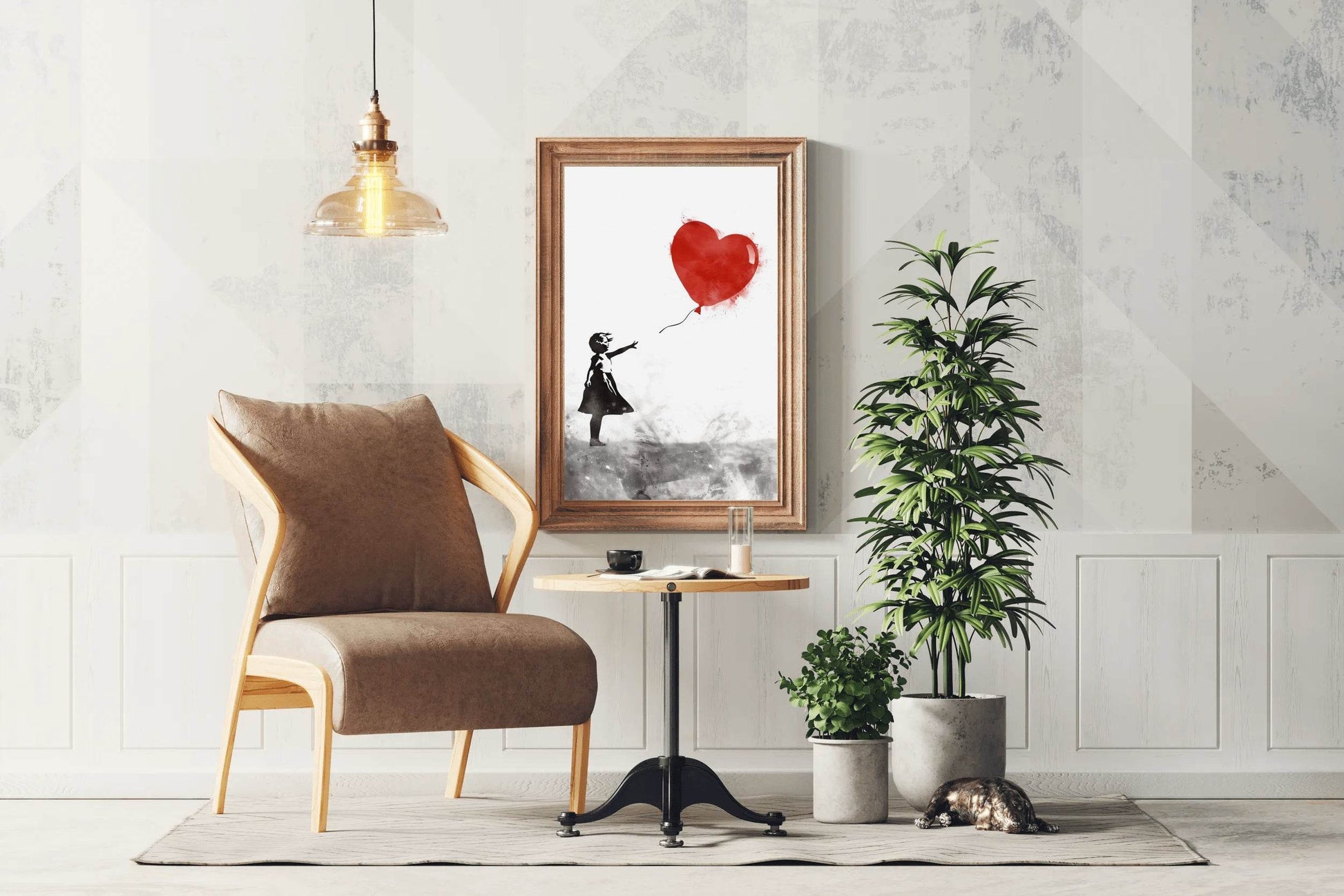 Balloon Girl Wall Art - beink online art store