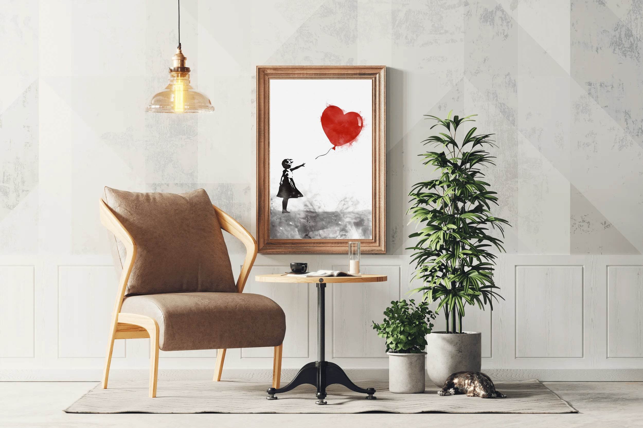 Balloon Girl Wall Art - beink online art store