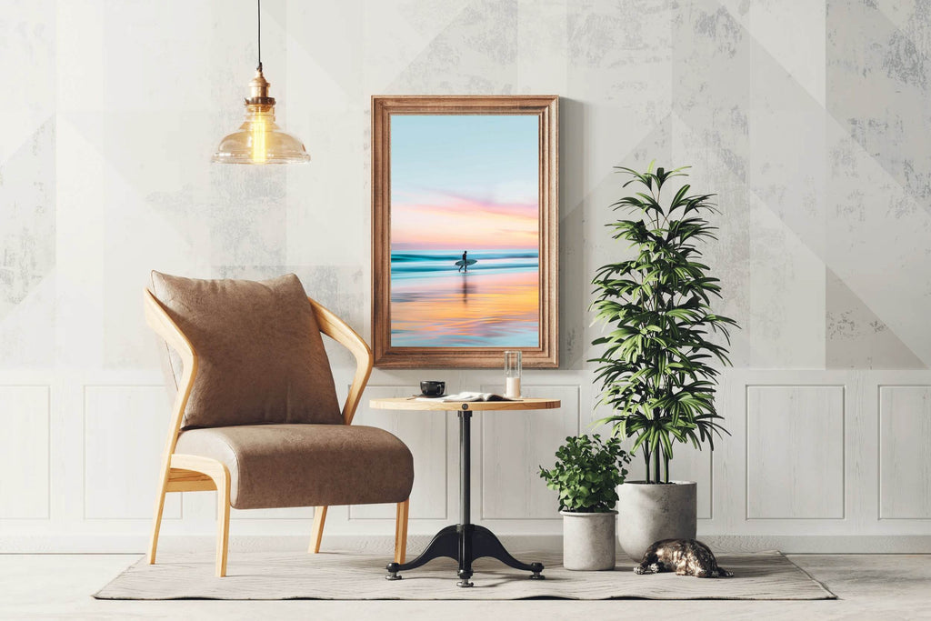 Sunset the Beach Wll Art - beink online art store