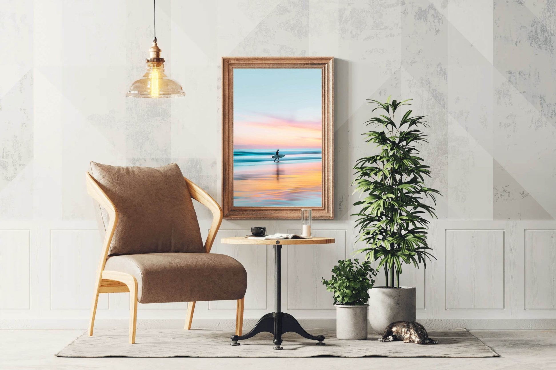 Sunset the Beach Wll Art - beink online art store