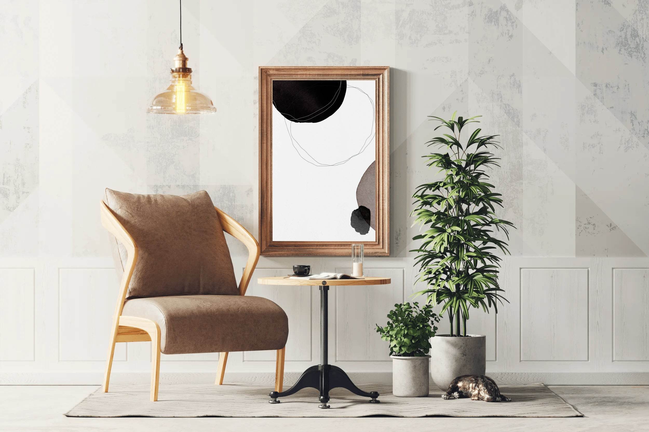 Handmade Shape Background Abstract Wall Art - beink online art store