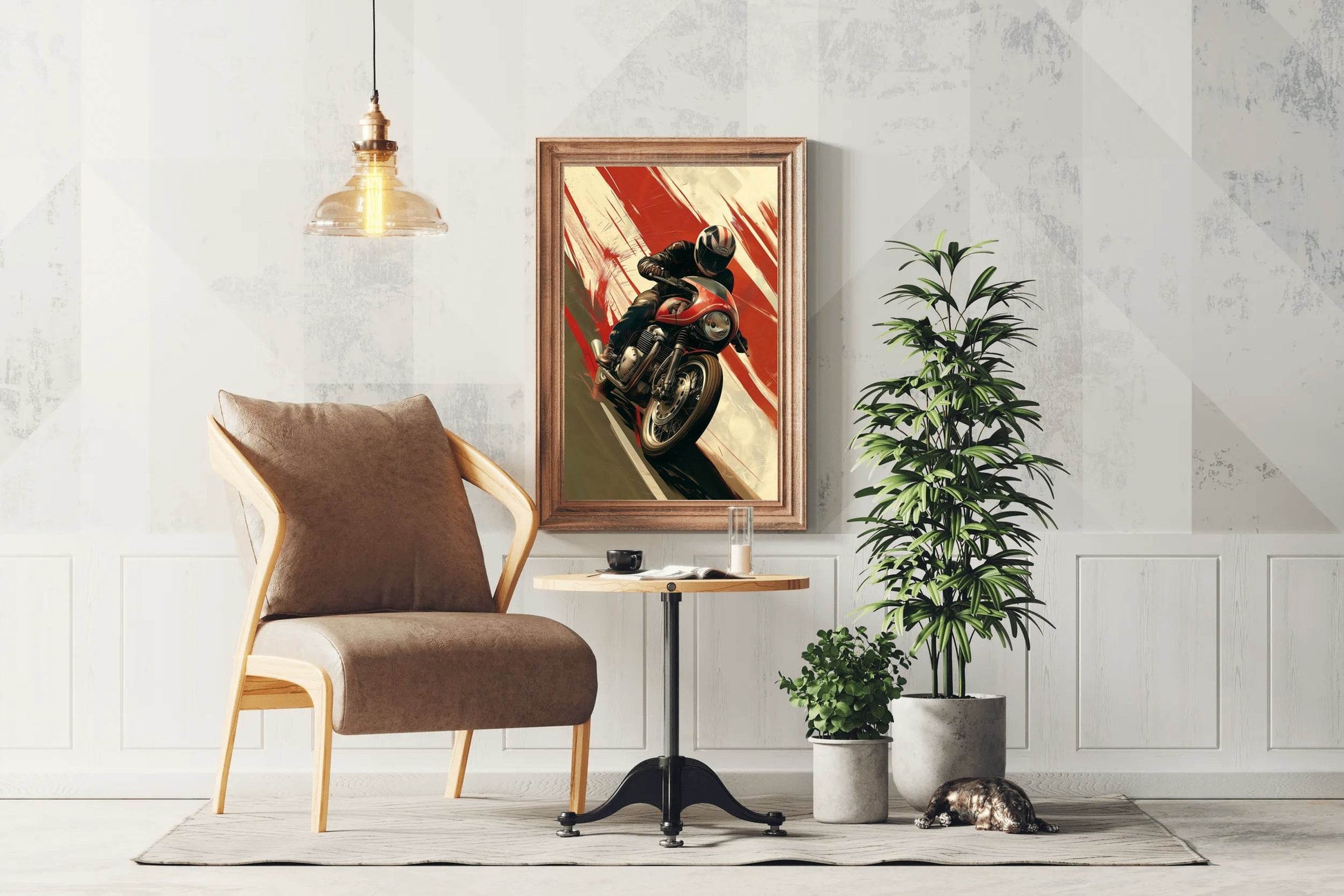Motorcycle Race Wall Art - beink online art store