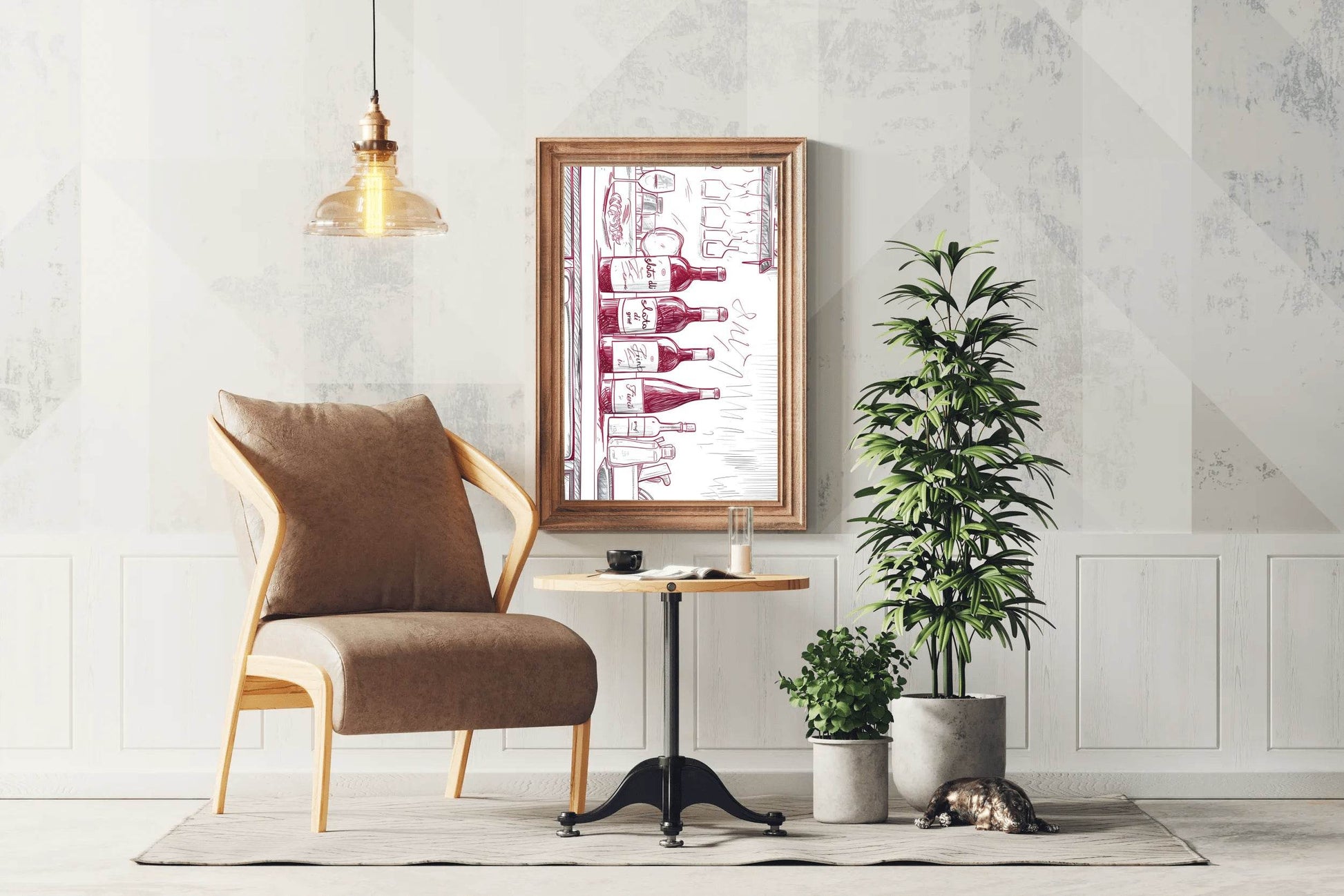 Champagne Bar Painting Wall Art - beink online art store