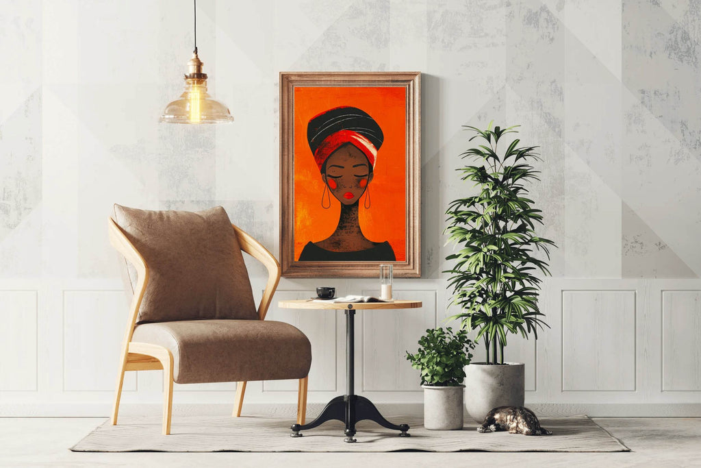 African Beauty Wall Art - beink online art store