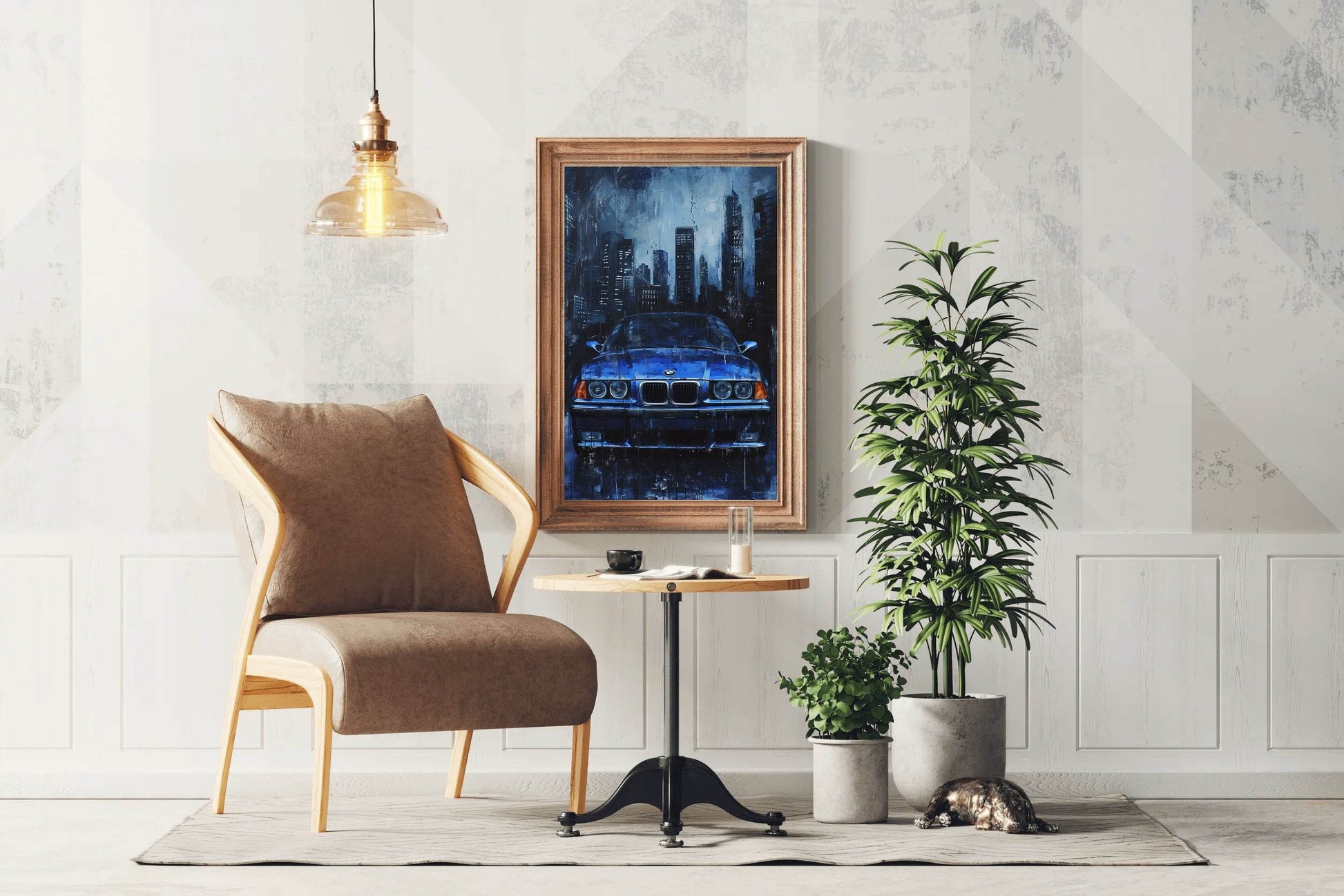 BMW Blue Wall Art - beink online art store