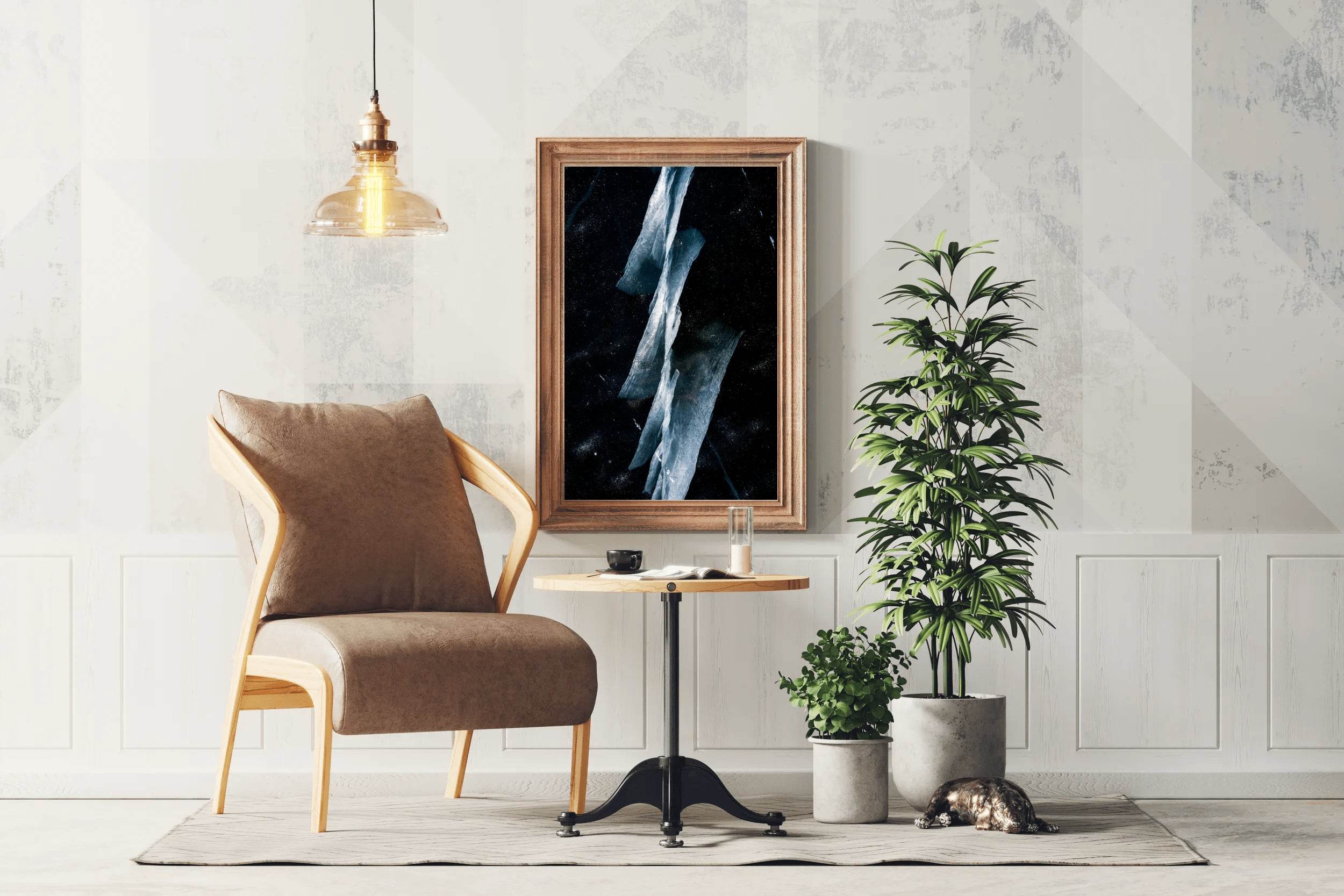 Strong Energy Flash Abstract Wall Art - beink online art store