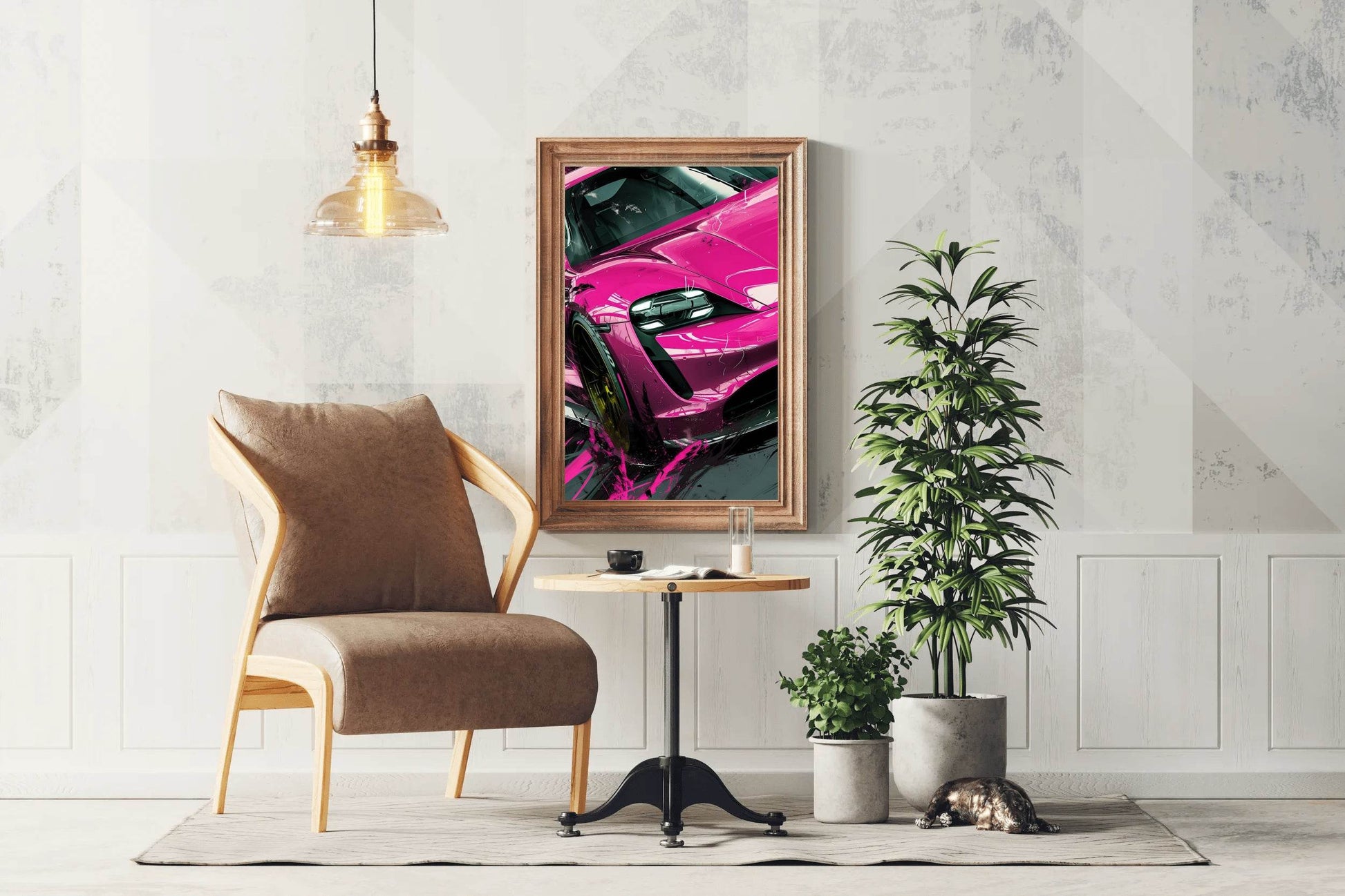 Porsche Taycan Turbo GT Wall Art - beink online art store