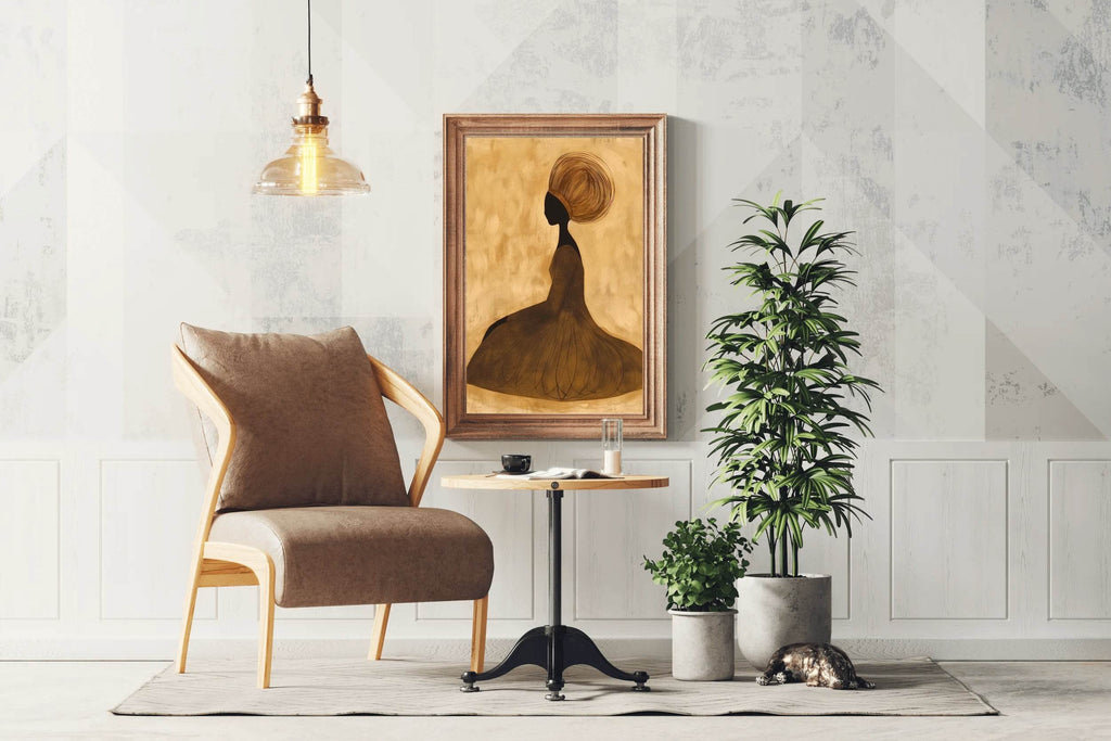 Tree Woman Canvas Wall Art - beink online art store