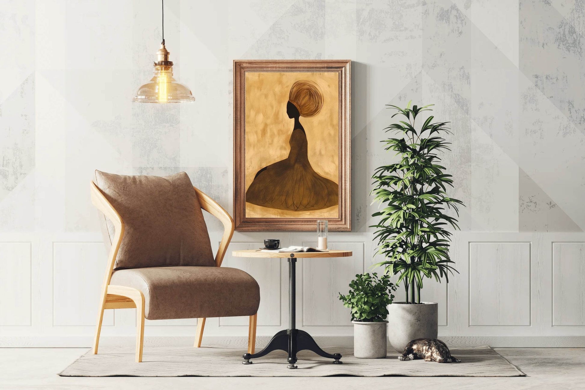 Tree Woman Canvas Wall Art - beink online art store