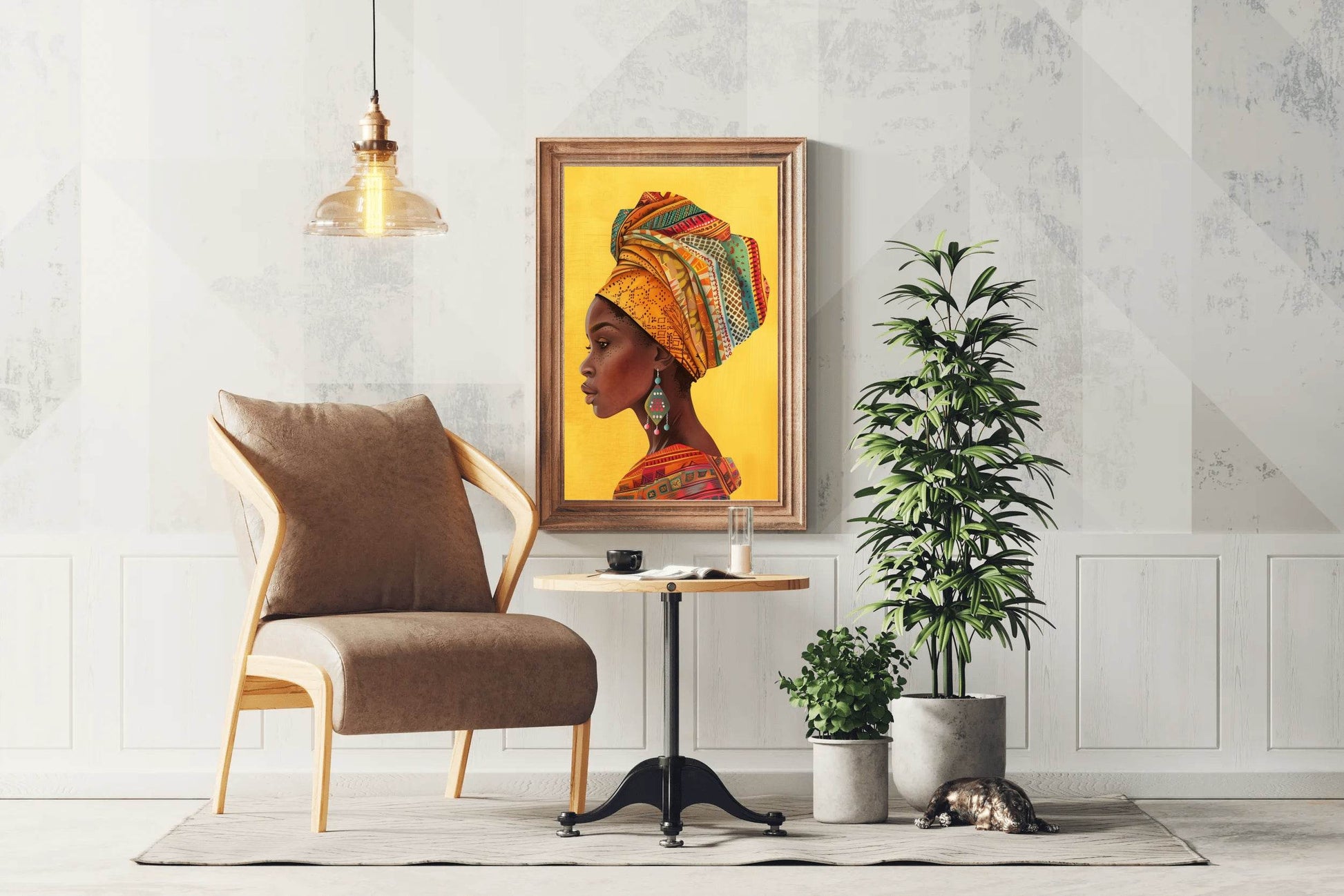 African Beauty Faces Wall Art - beink online art store