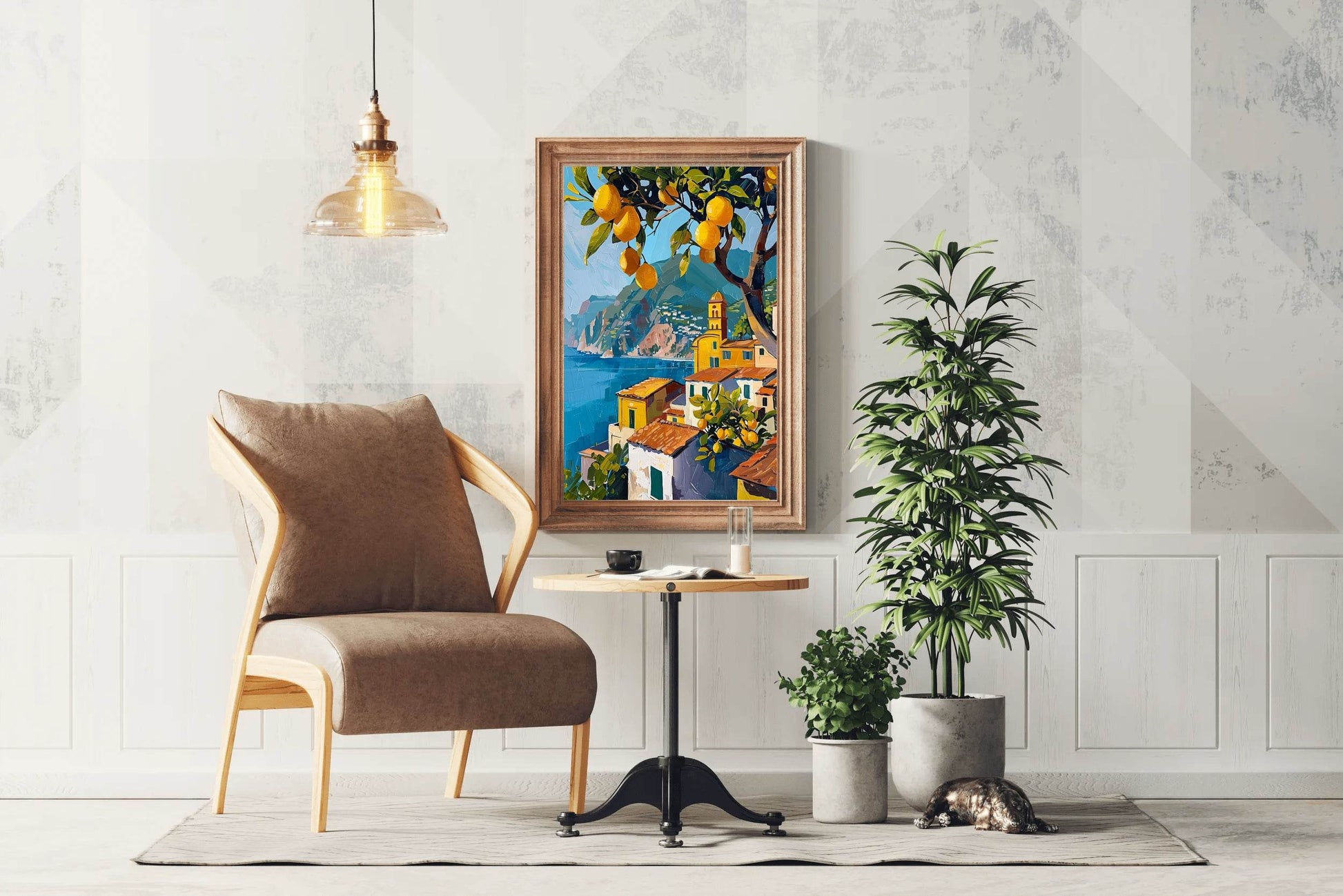 Painting Lemon Tree On The Island - beink online art store