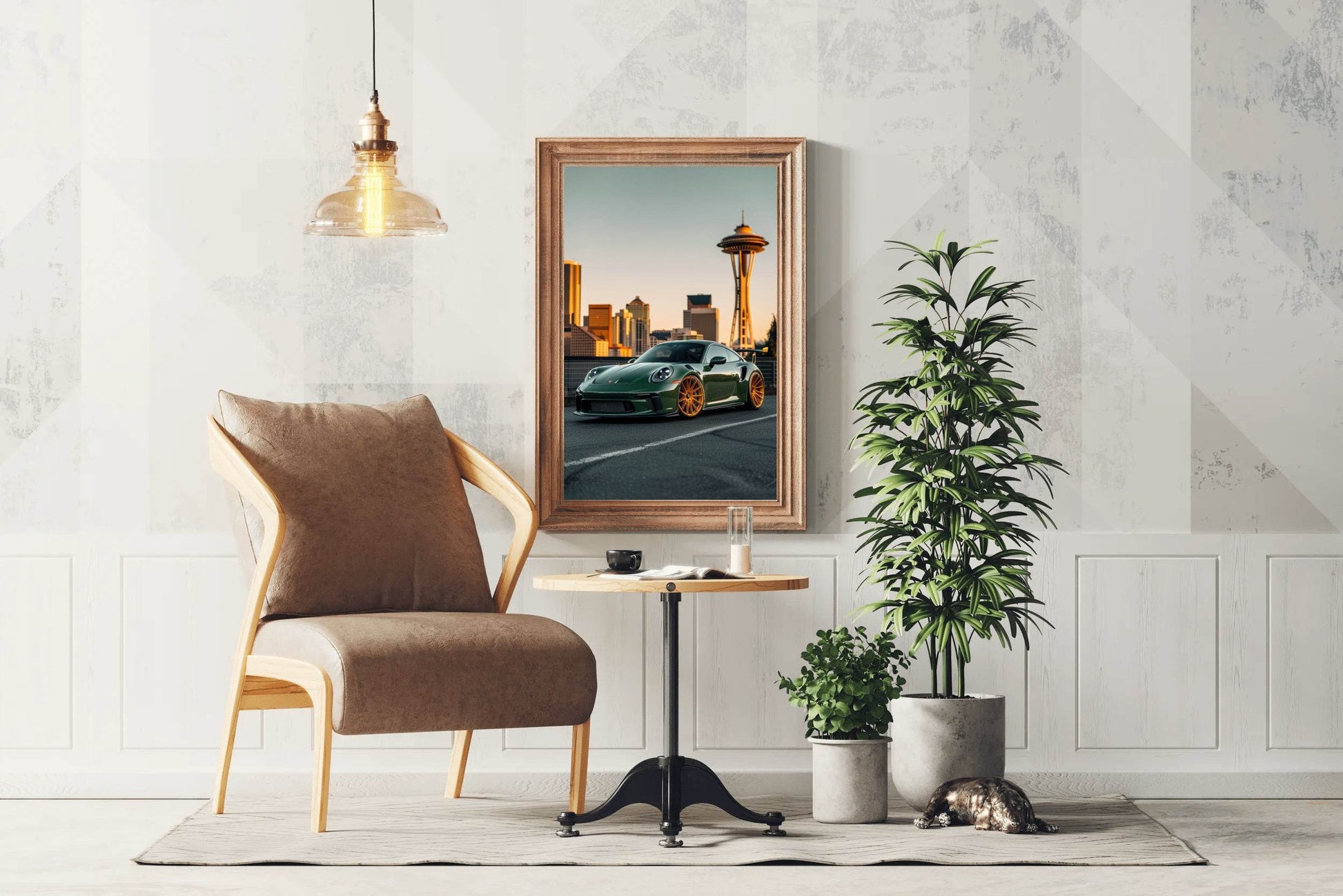 Porsche RS Green Wall Art - beink online art store