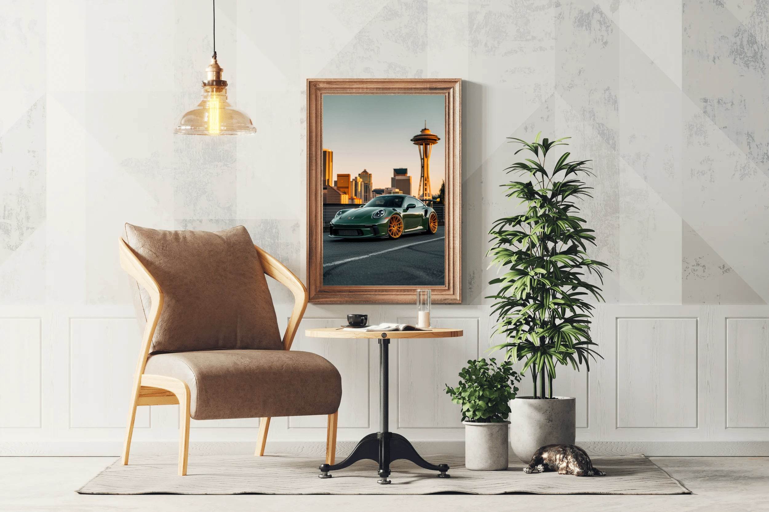 Porsche RS Green Wall Art - beink online art store