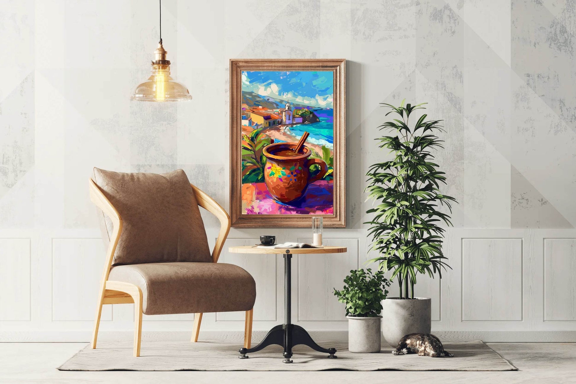 Greece Beachside Bliss Wall Art - beink online art store