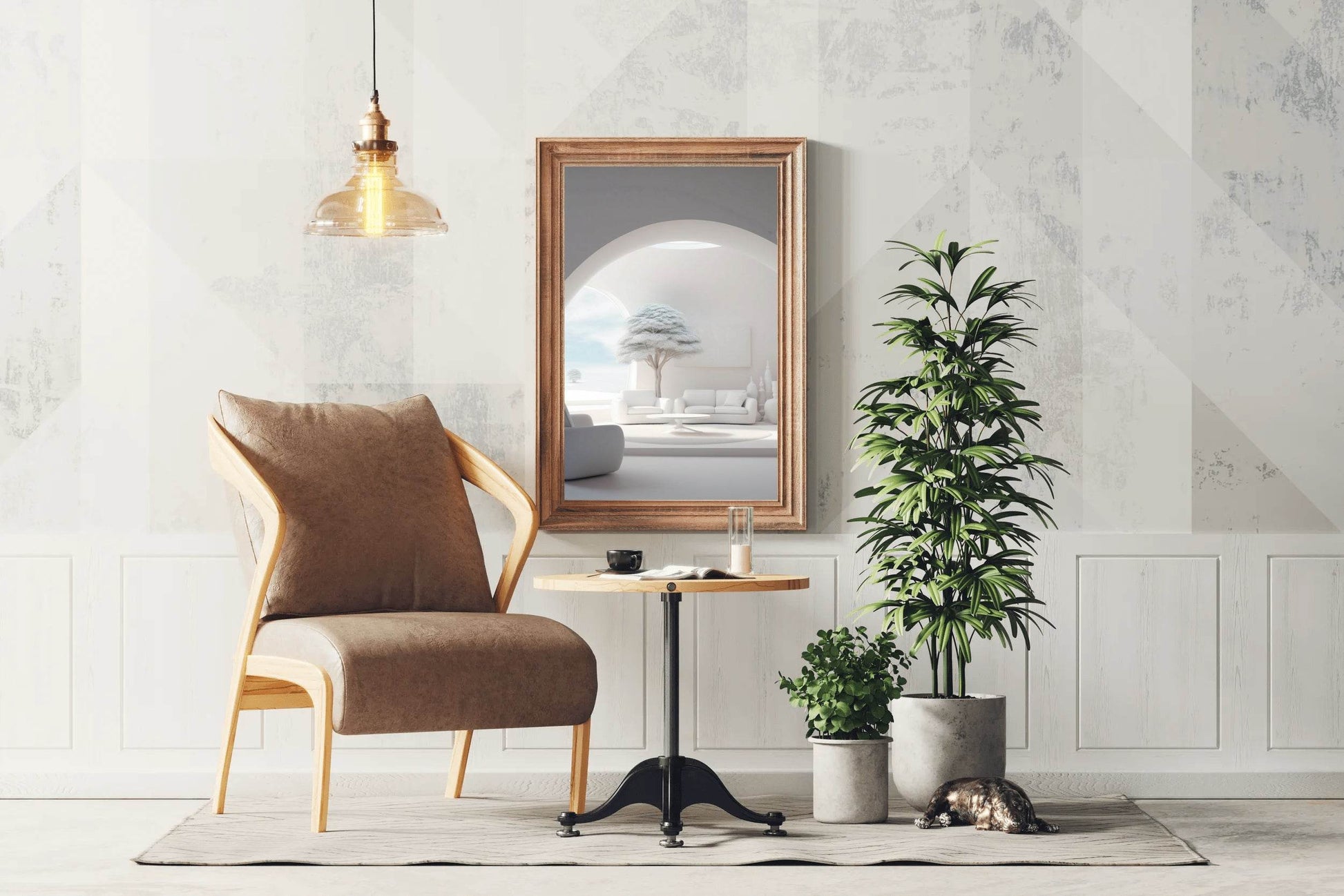 White Luxury Tree Wall Art - beink online art store