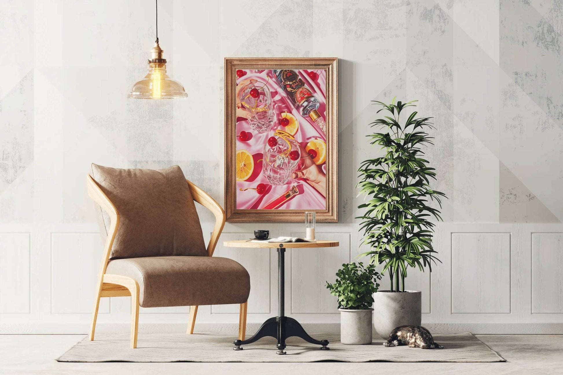 Whiskey Glass Wall Art - beink online art store