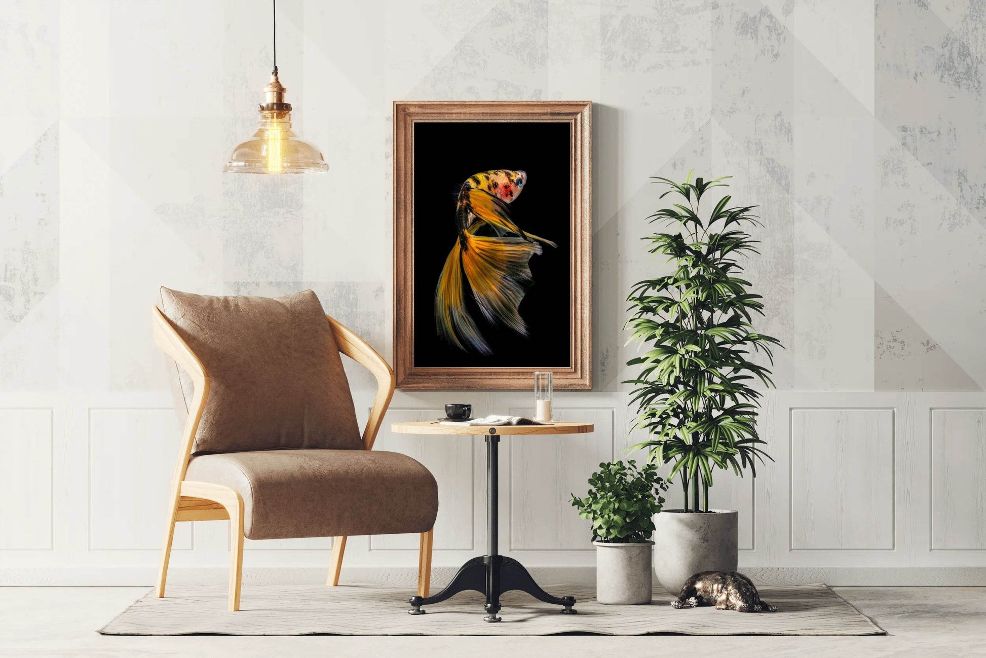 Siamese Fighting Fish Picture Wall Art - beink online art store