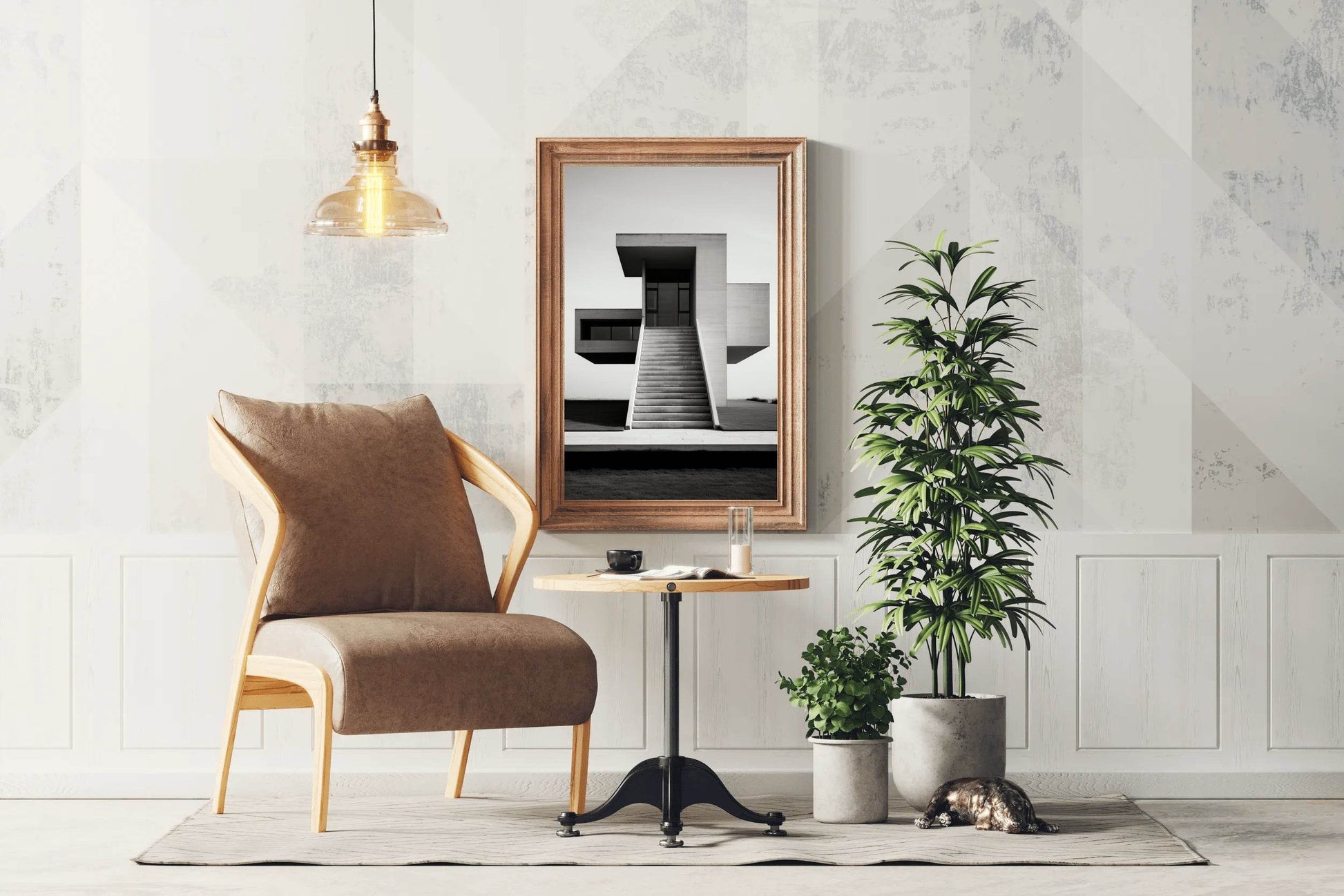 House Black And White Wall Art - beink online art store