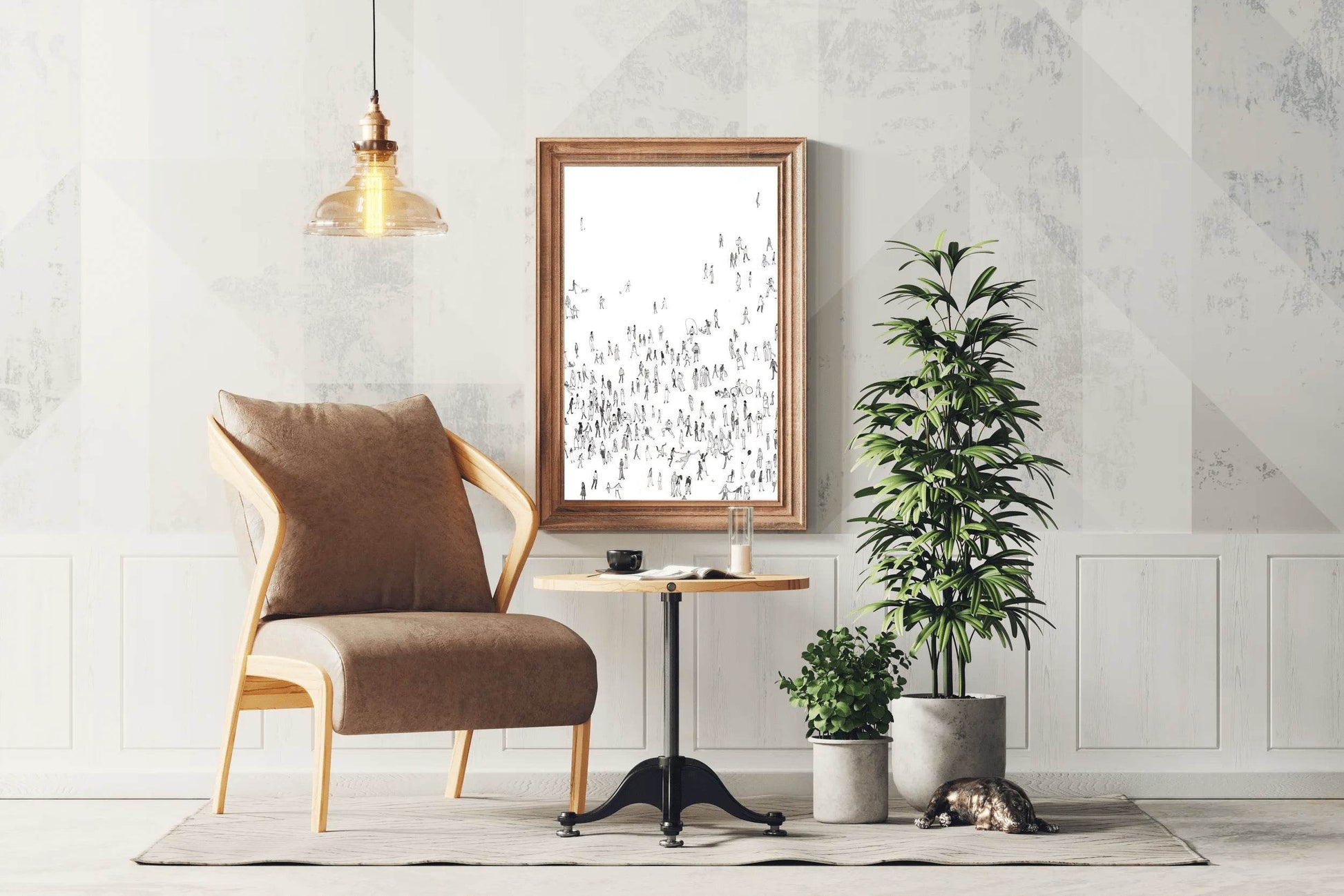 People in Motion- Drawing Modern Art - beink online art store