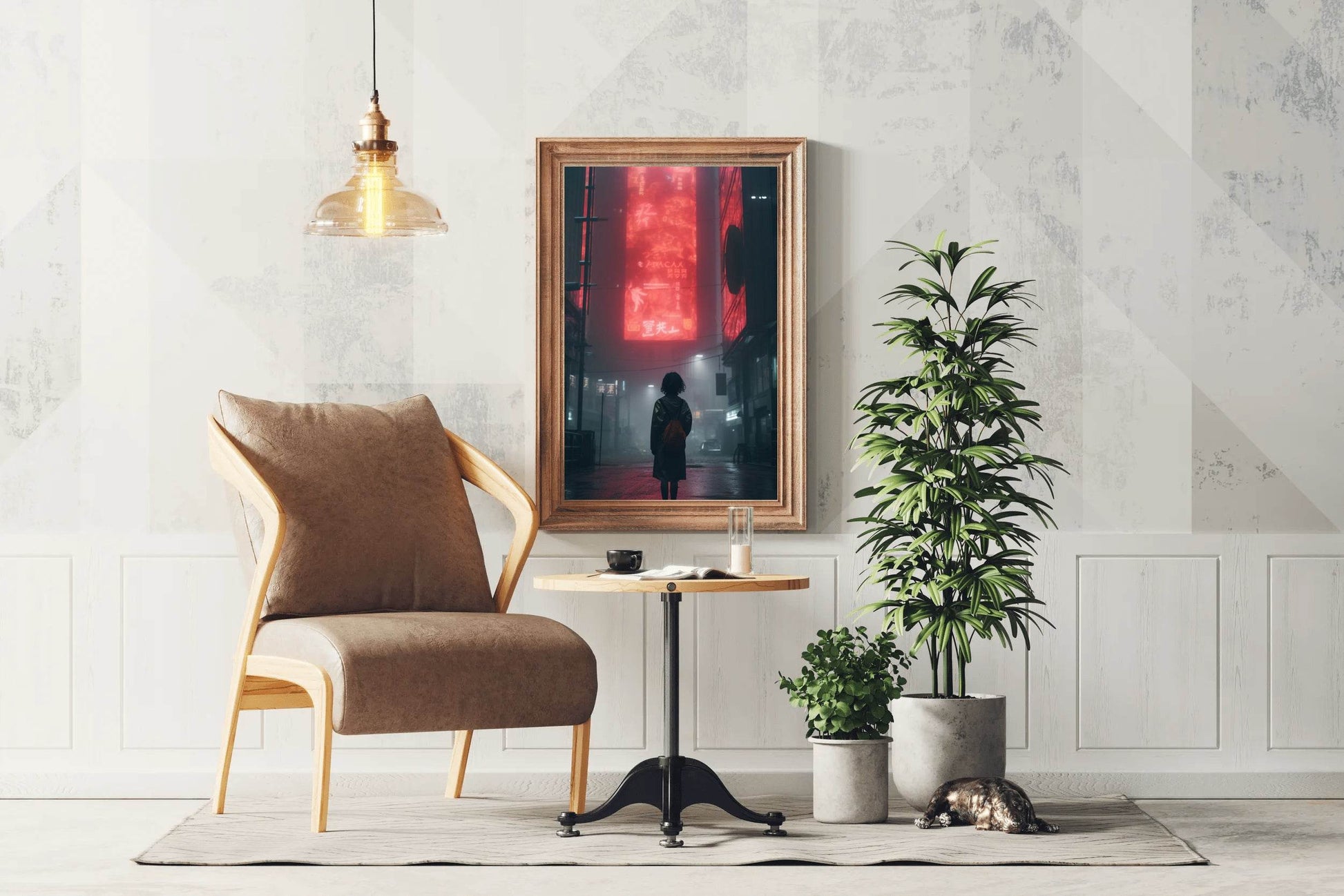 Chinatown At Night Wall Art - beink online art store