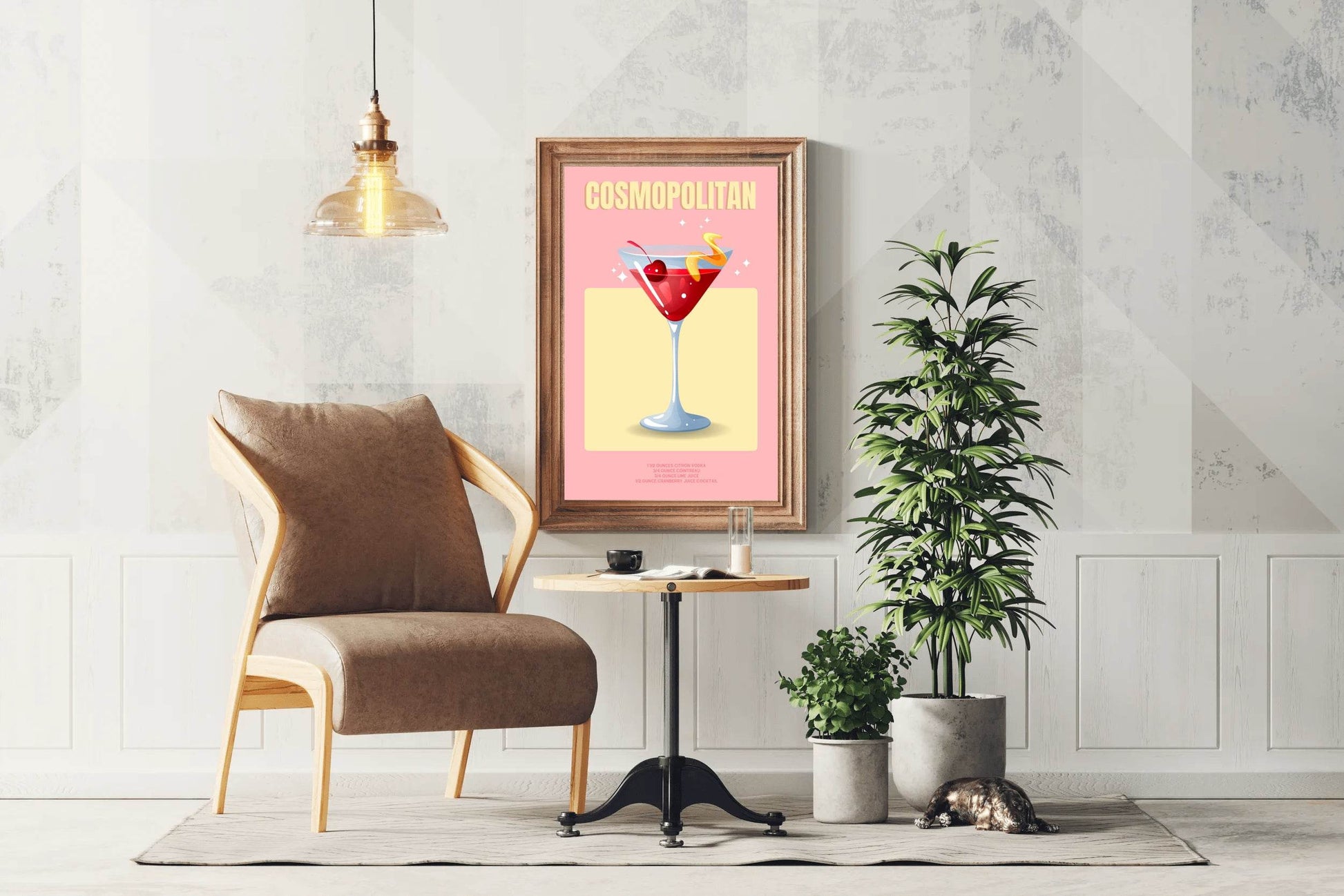 Cocktail Cosmopolitan Wall Art - beink online art store
