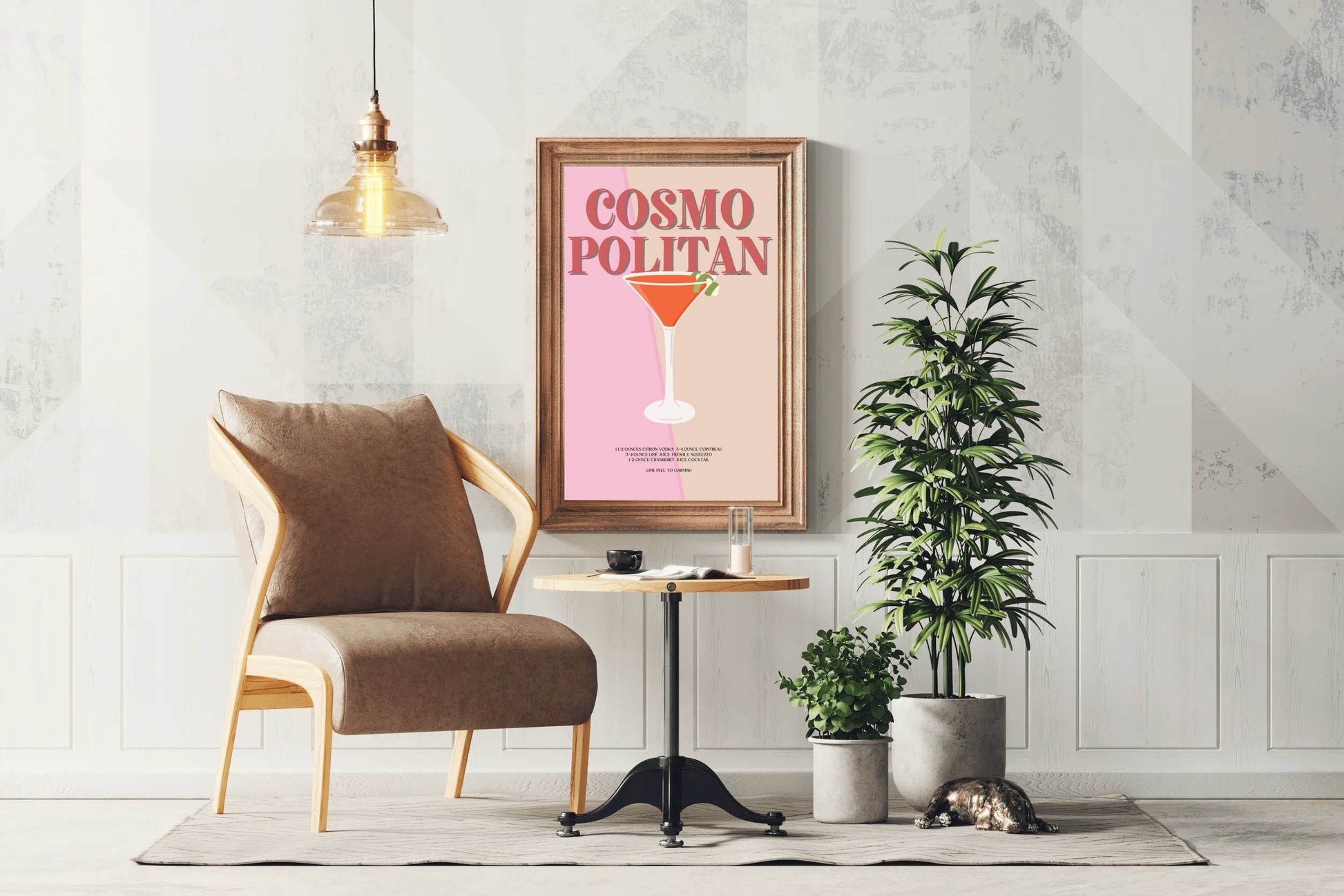 Cosmon Politan Cocktail Wall Art - beink online art store