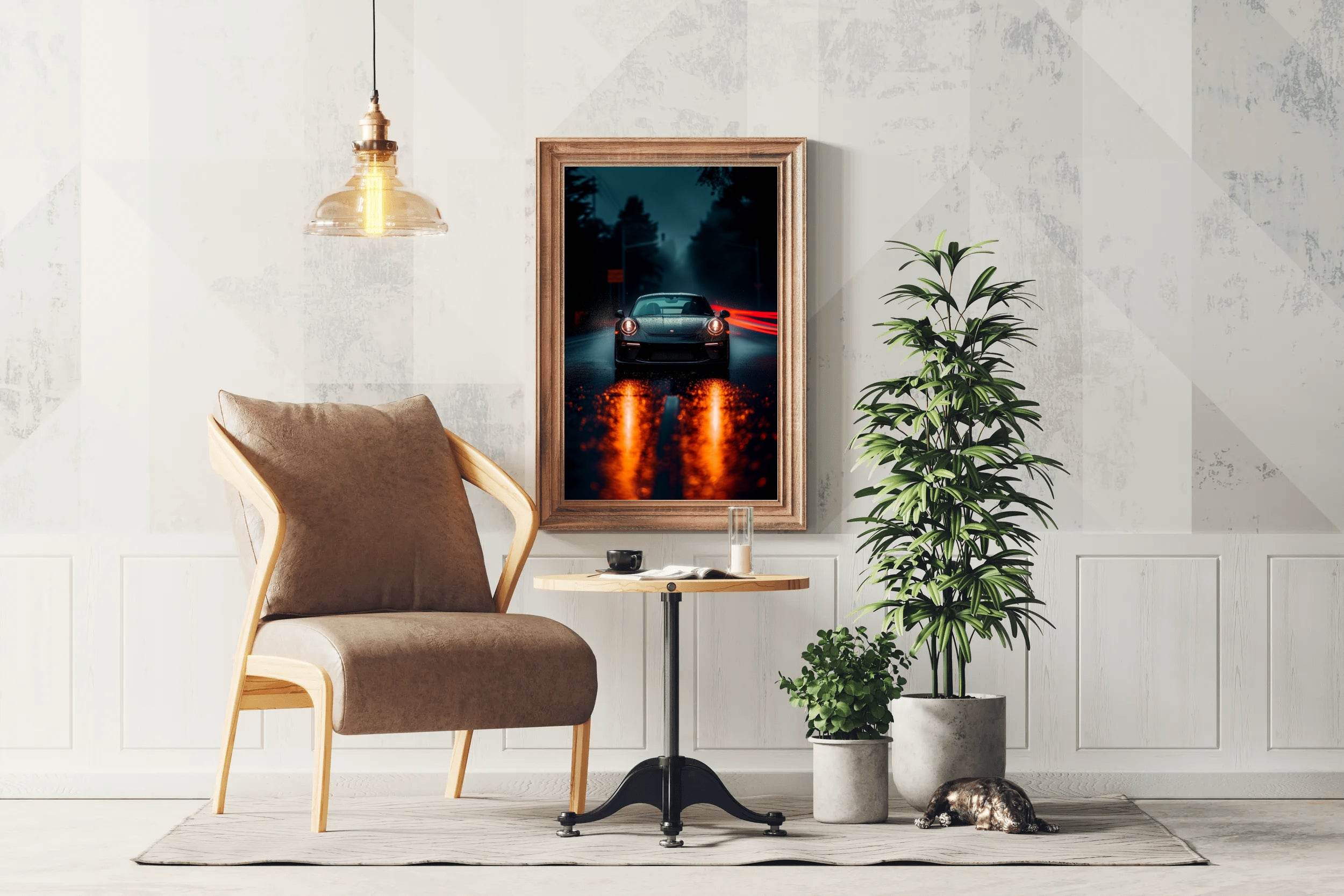 Dark Green Porsche 911 RS Wall Art - beink online art store