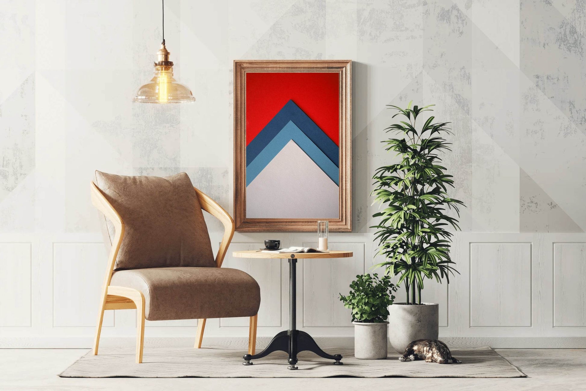 Multicolor Papers Abstract Wall Art - beink online art store
