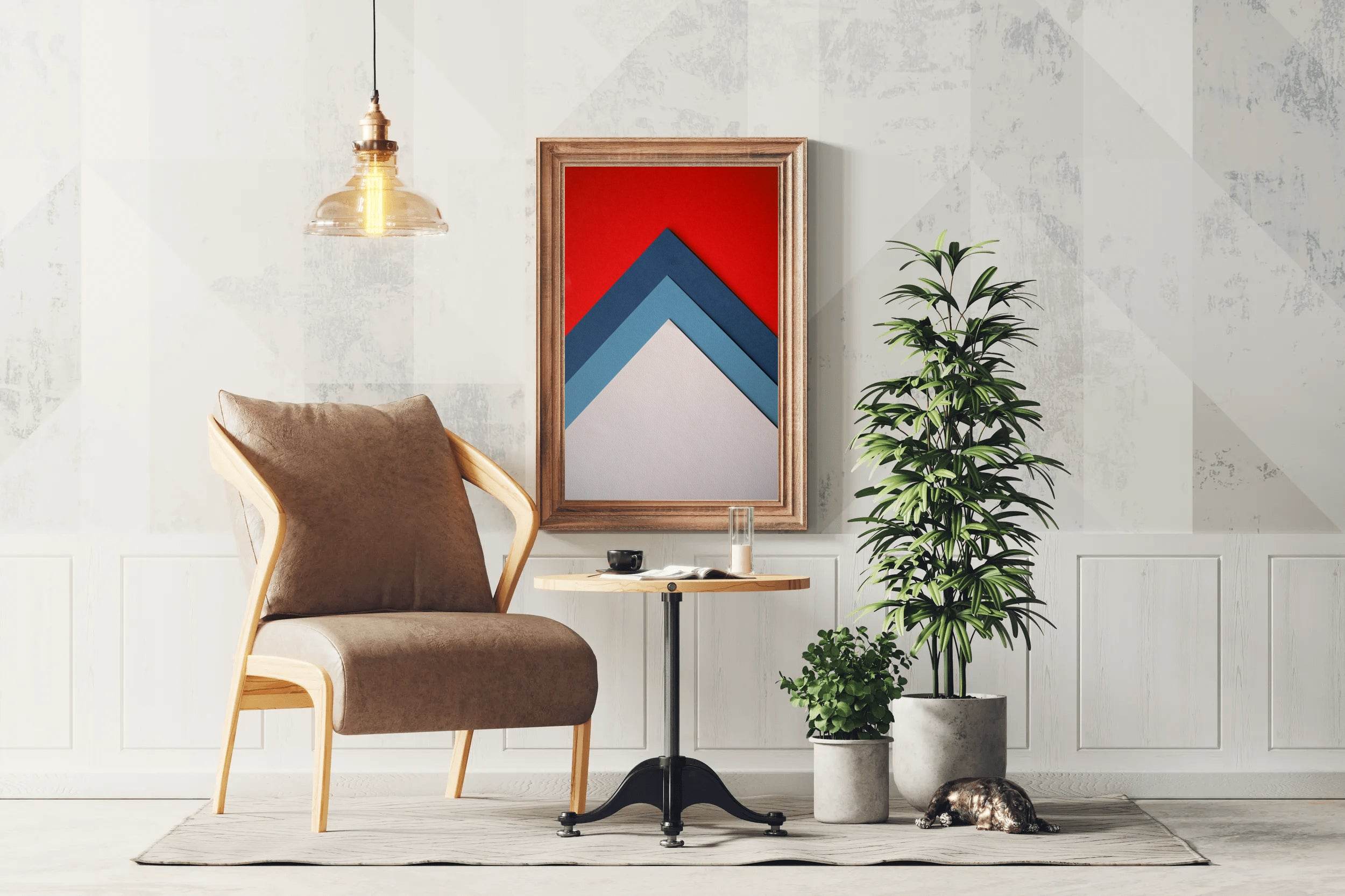 Multicolor Papers Abstract Wall Art - beink online art store