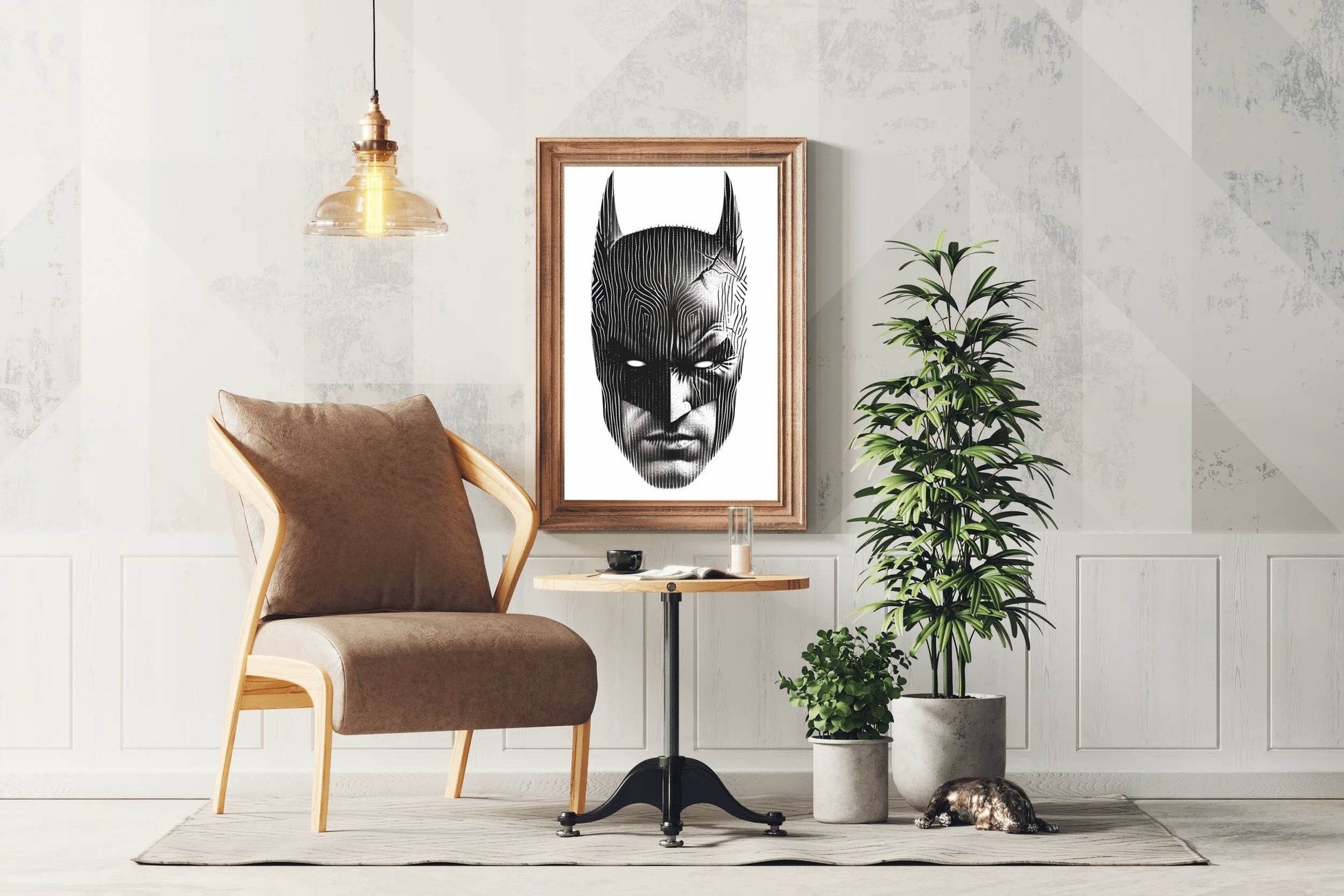 Batman Mask Premium Wall Art - beink online art store