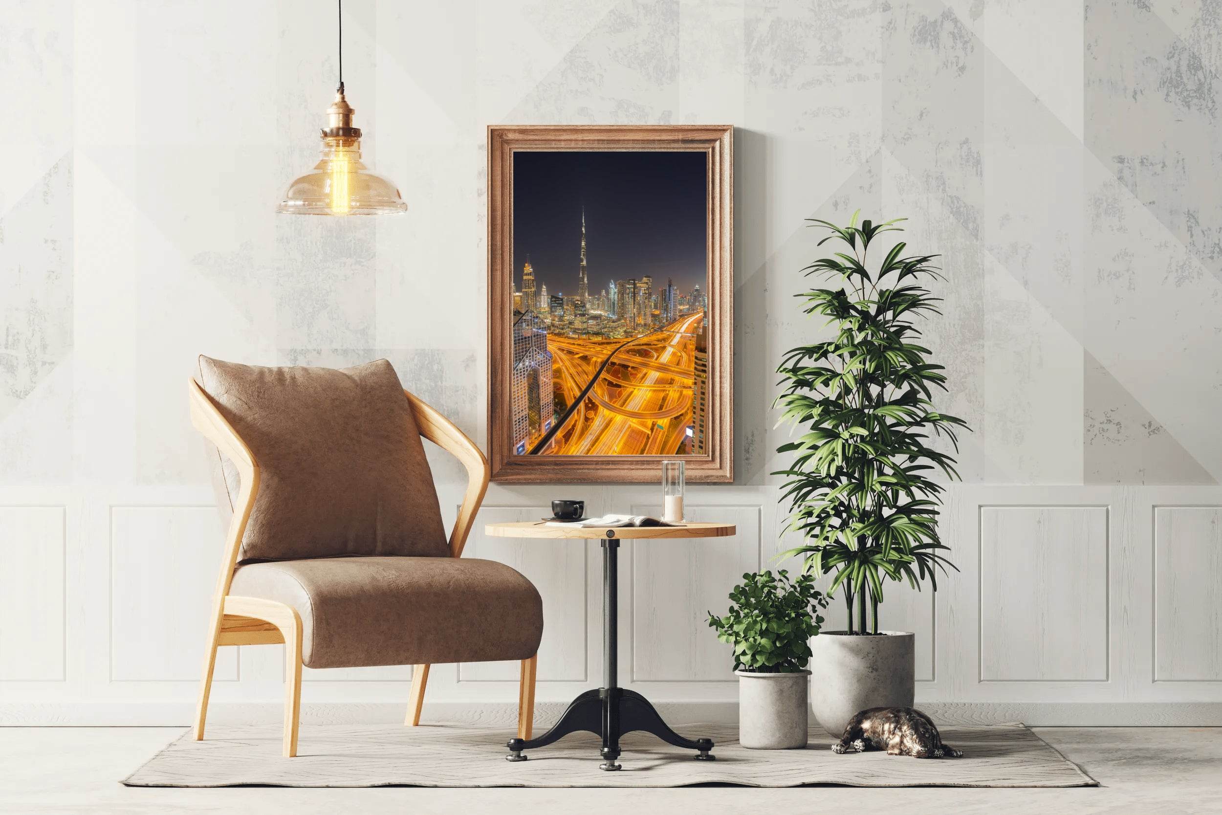 Glimmering Urban Jungle Wall Art - beink online art store