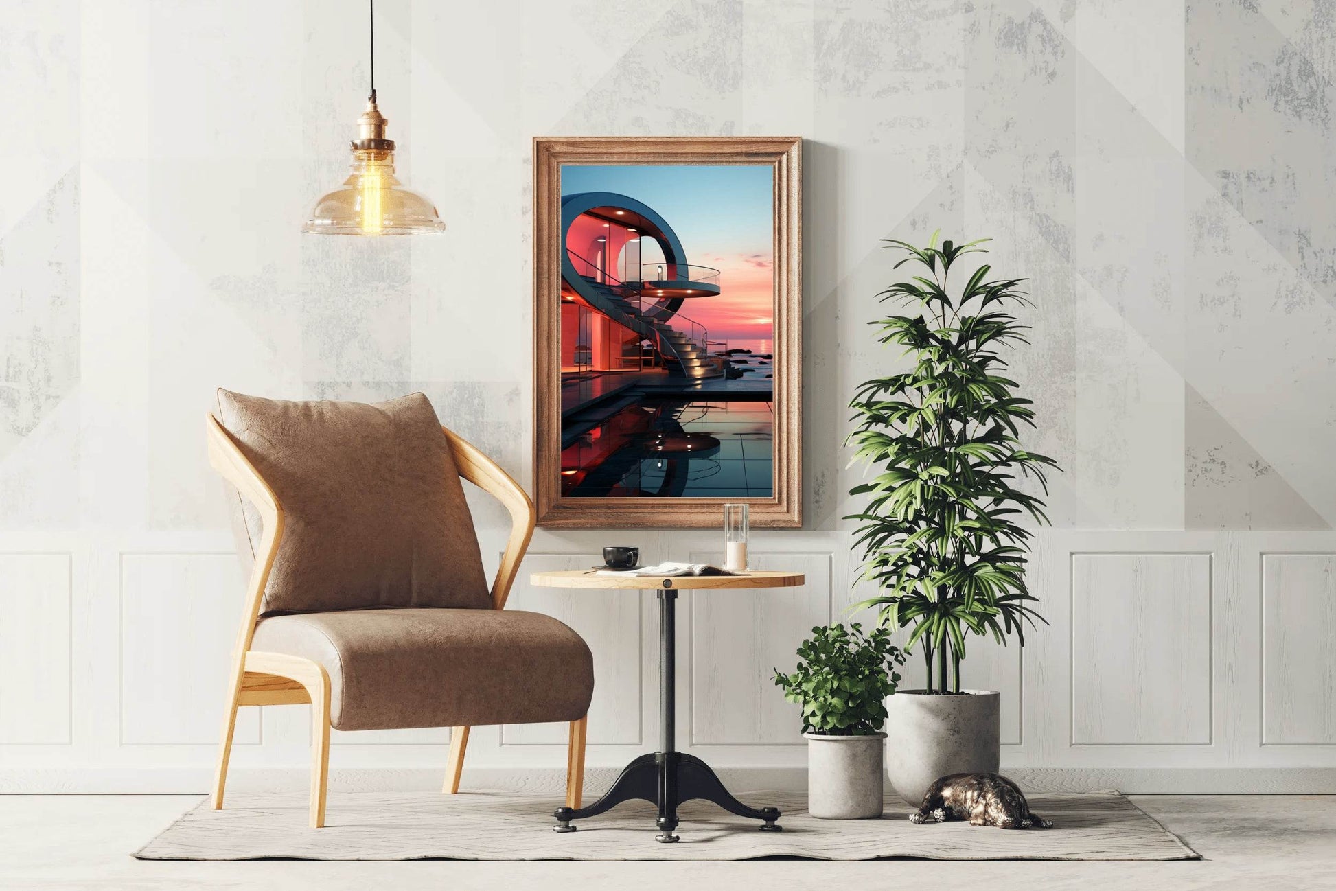 Beautiful MCM House Wall Art - beink online art store
