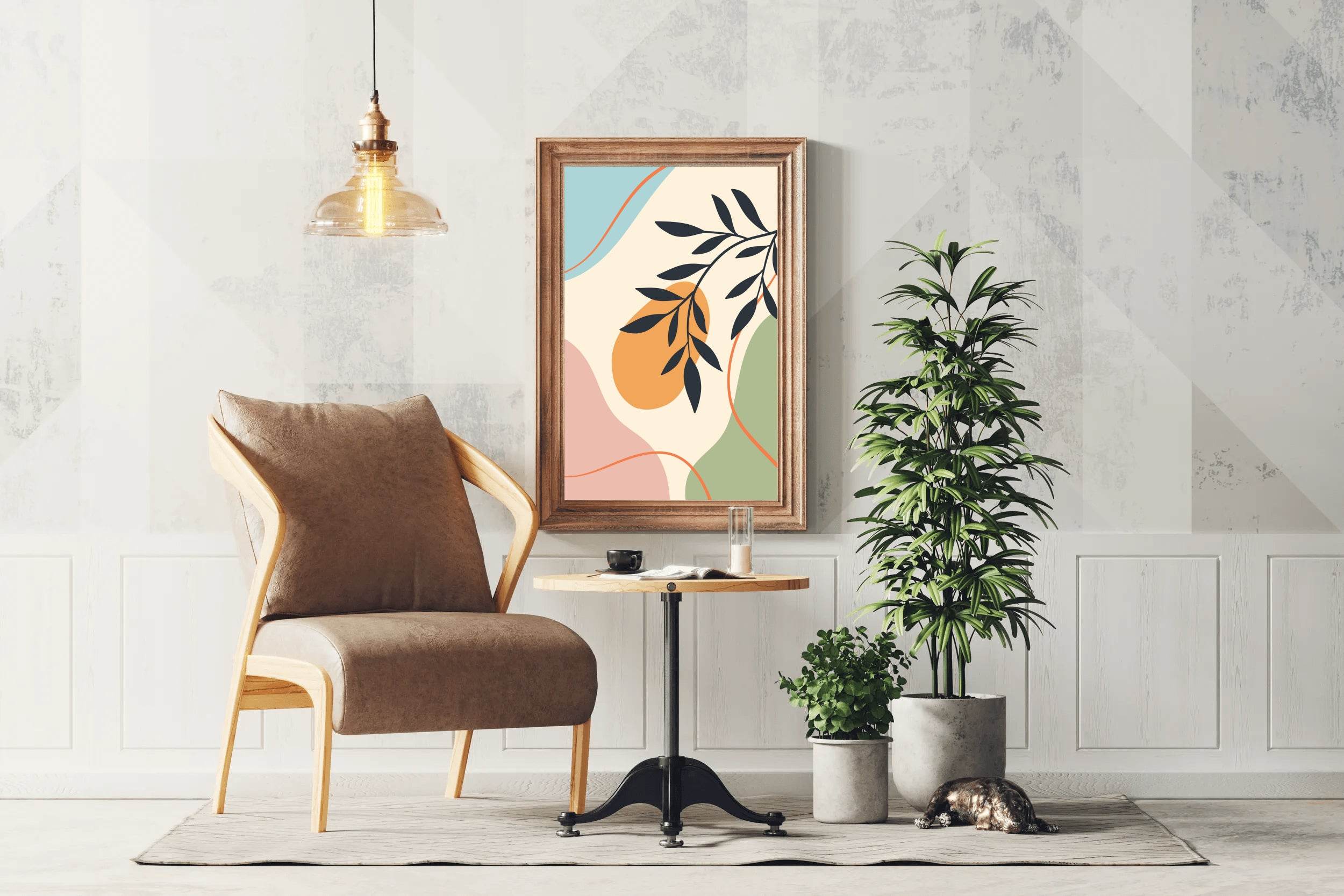 Olive Branches And Laves Wall Art - beink online art store