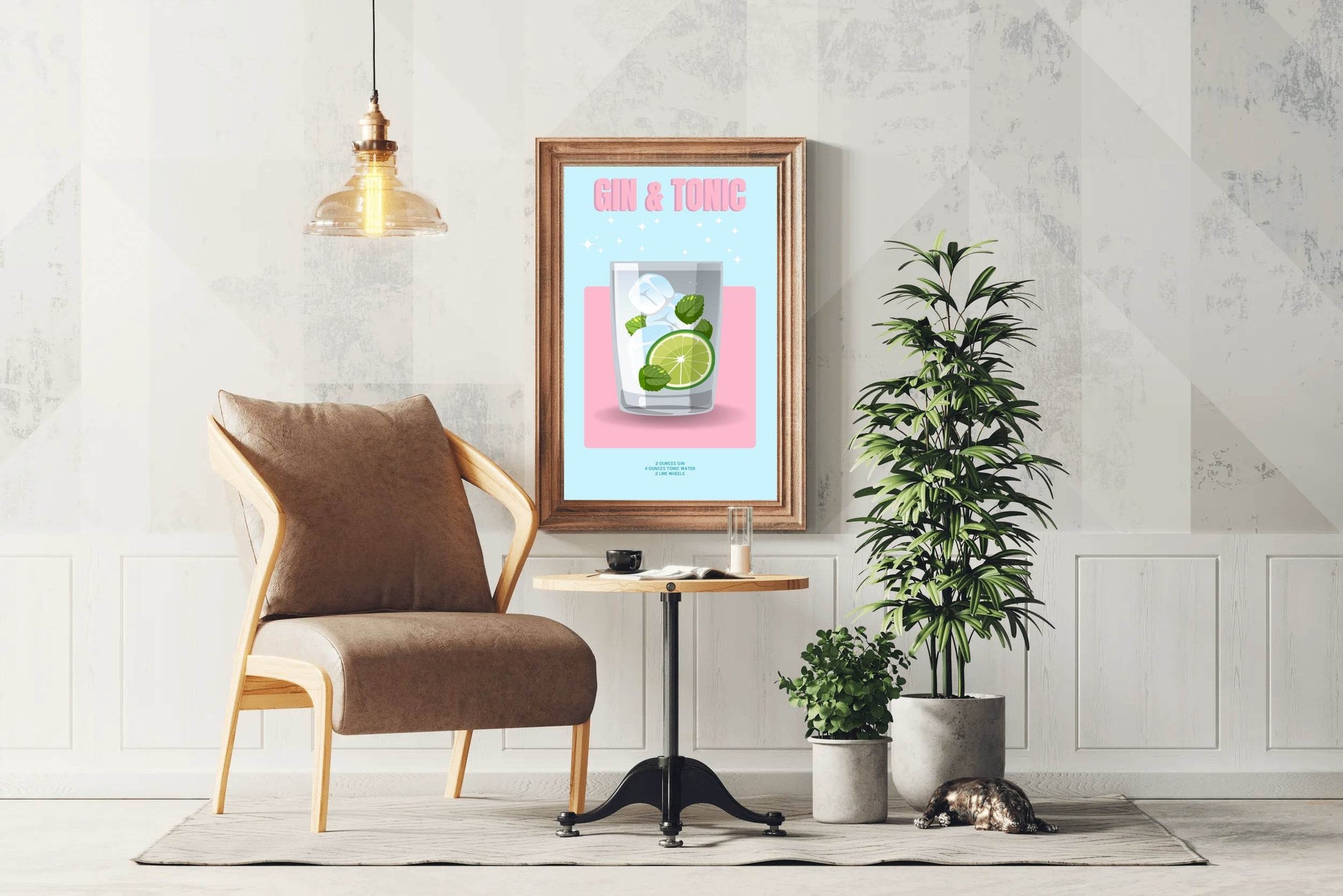 Gin Tonic Wall Art - beink online art store