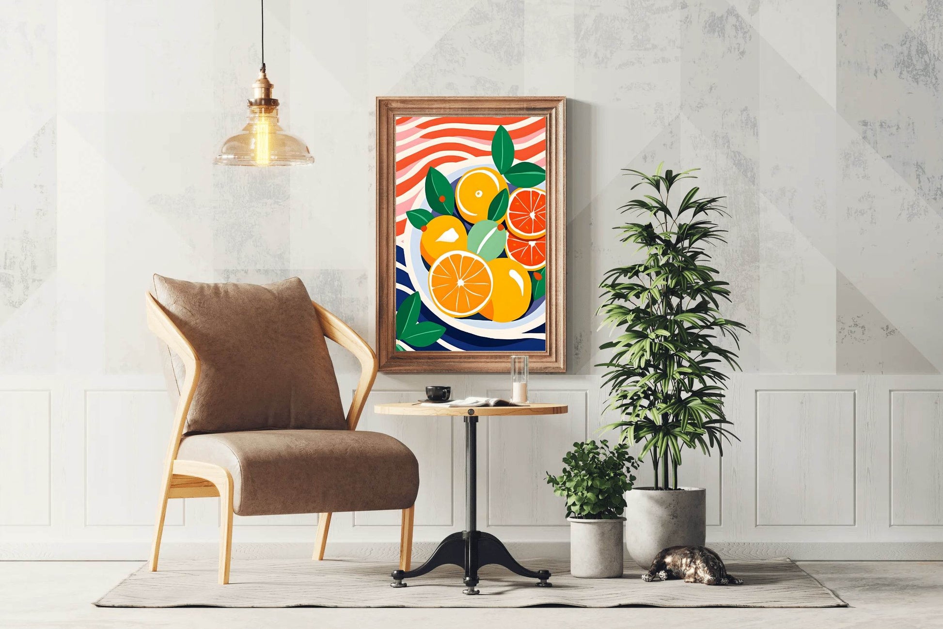 Red And Yellow Orange Painting - beink online art store