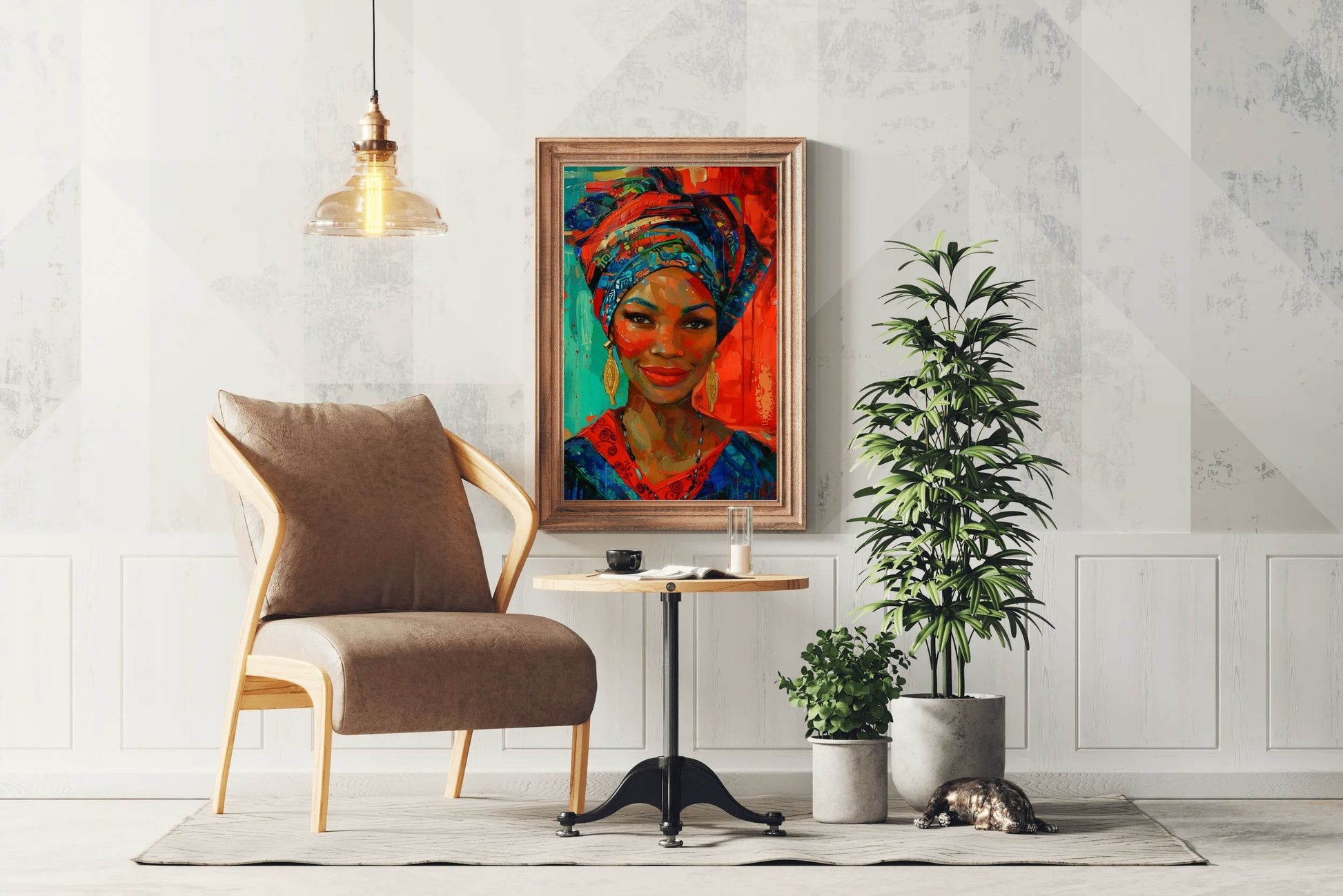 African Woman Canvas Printing Wall Art - beink online art store