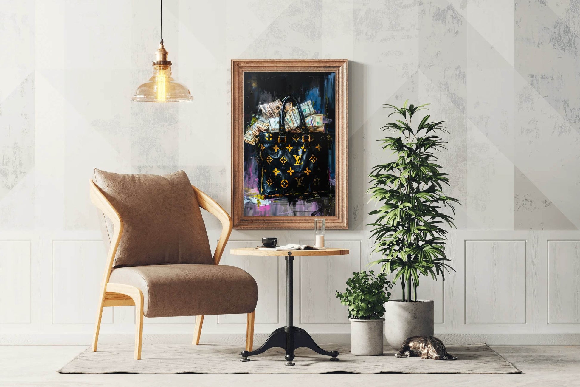 Bag Full of Money Wall Art - beink online art store