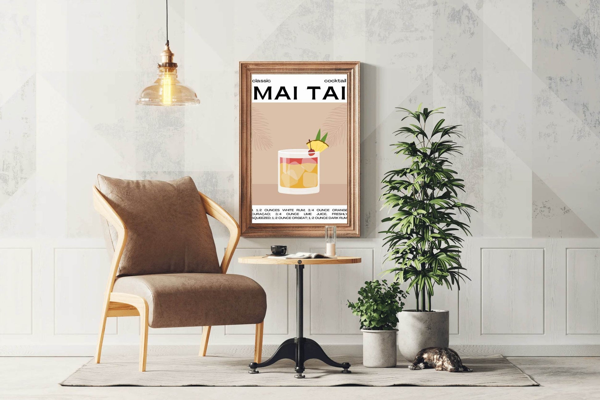 Mai Tai Cocktail Wall Art - beink online art store