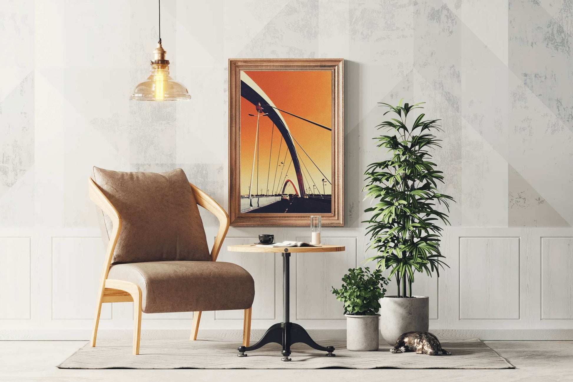 Sunset at the Bridge Wall Art - beink online art store